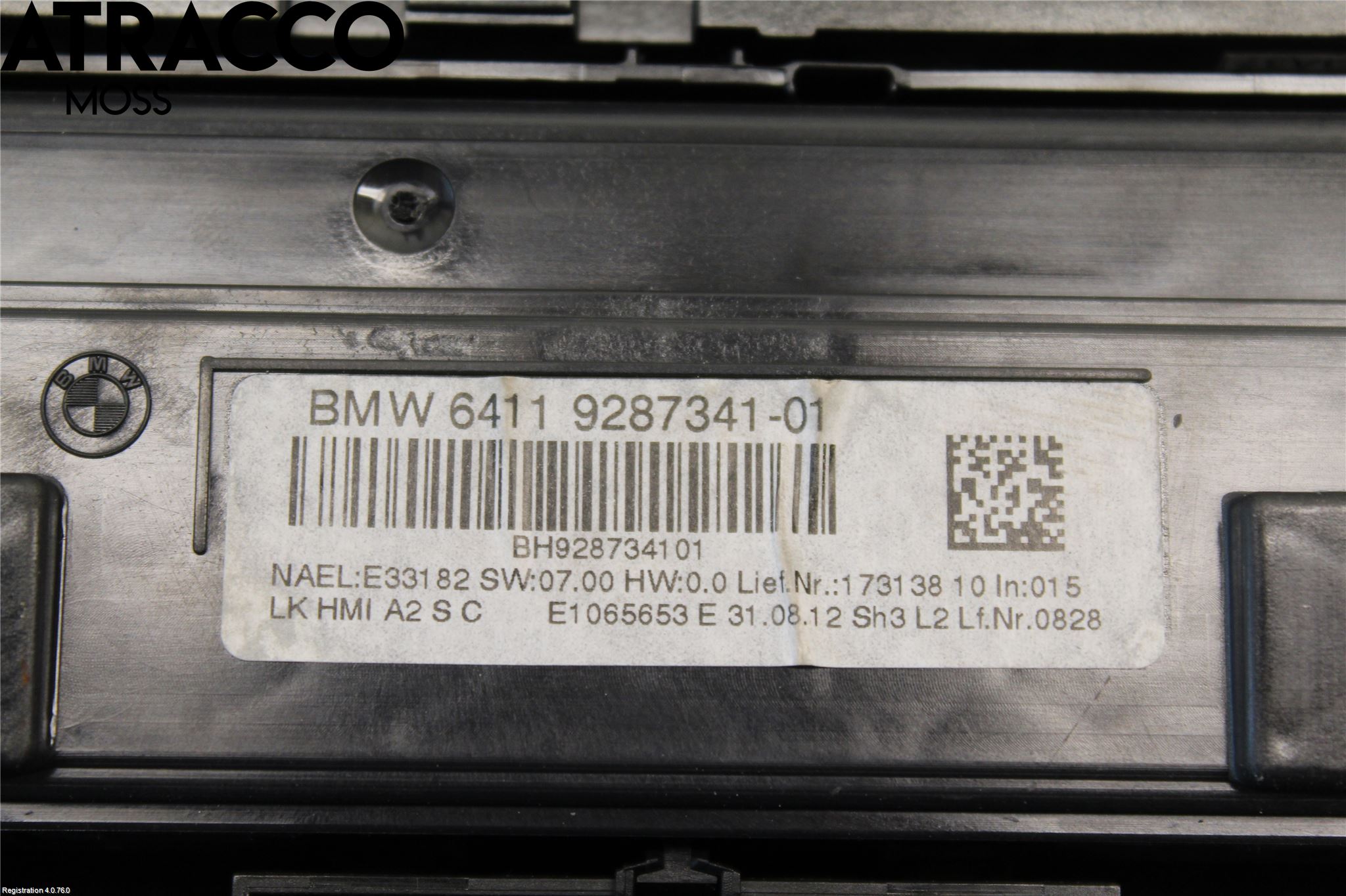 BMW 1 F20/F21 11-19 Ac Styrenhet Ac Manöveren