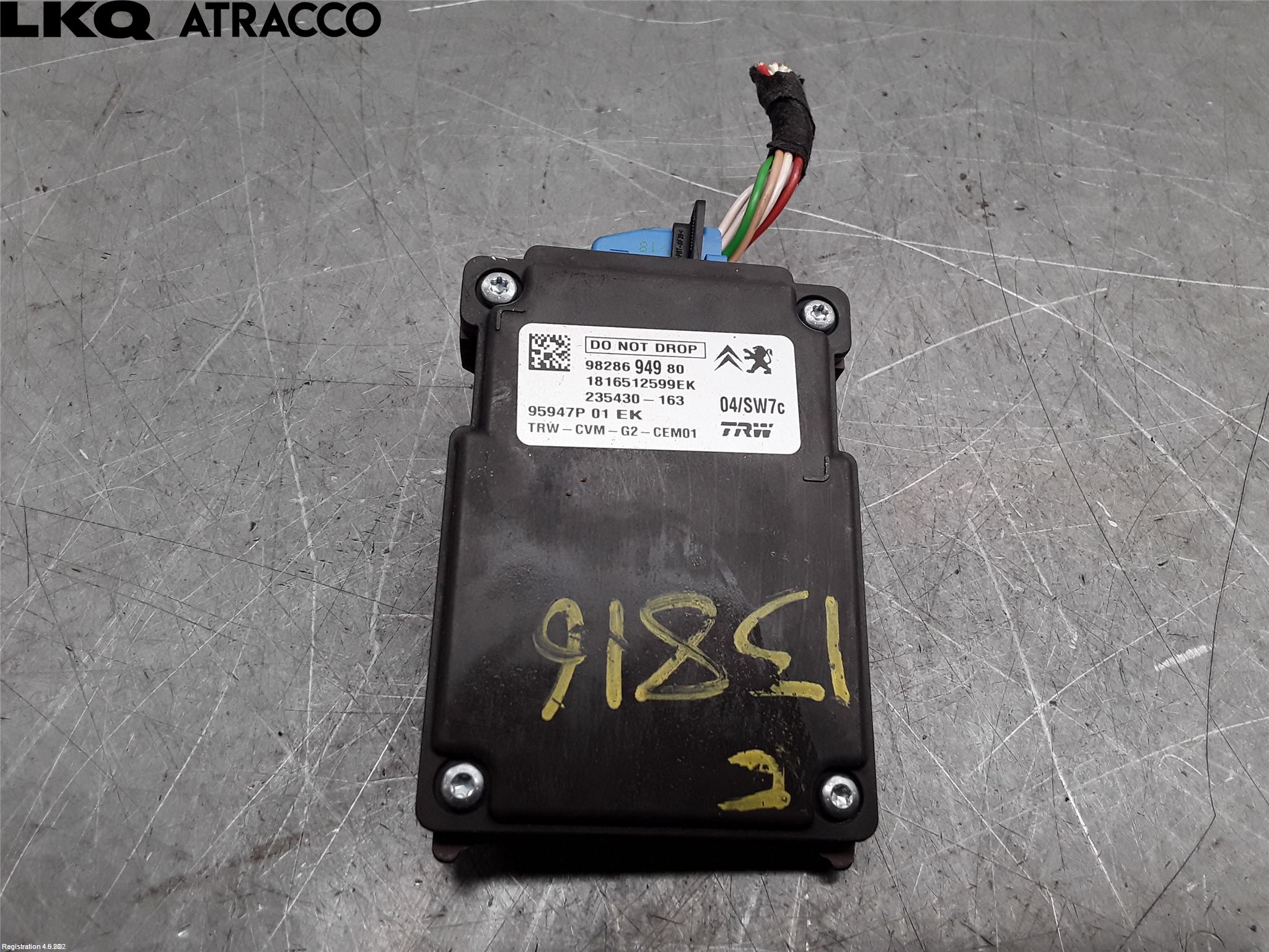Citroen C4 CACTUS 14-20 Parkeringshjälp Kamera