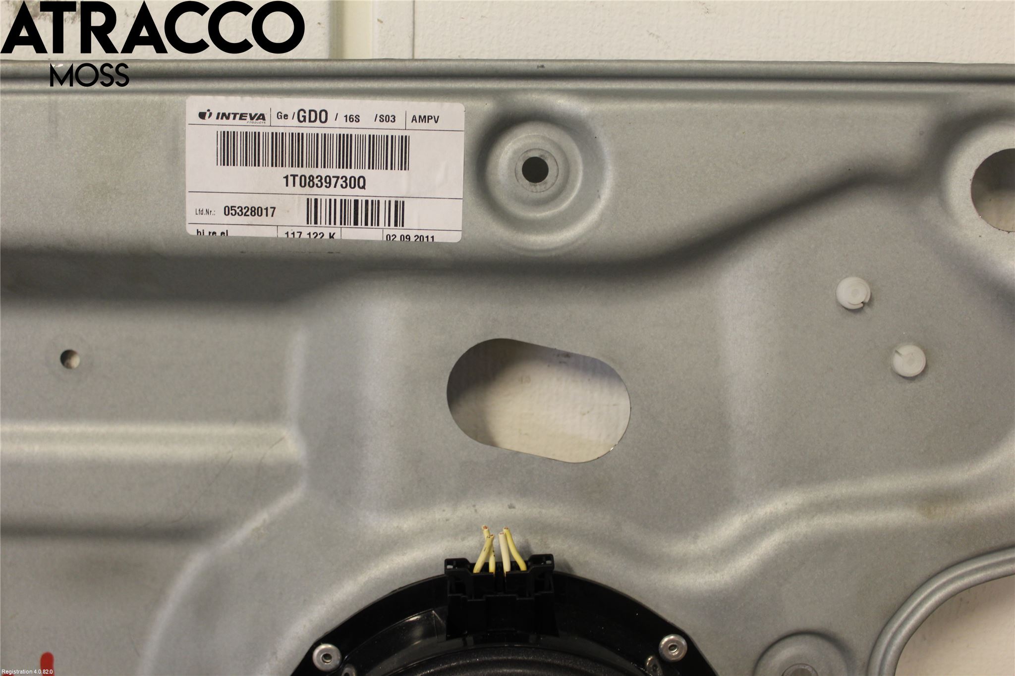 Volkswagen VW TOURAN 10-15 Fönsterhissmekanism