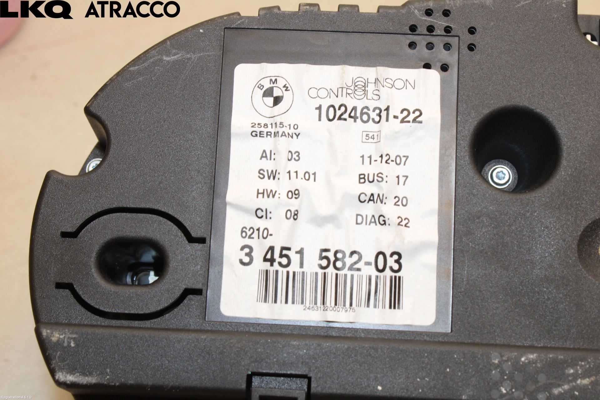 BMW X3 E83     03-10 Instrument Komb