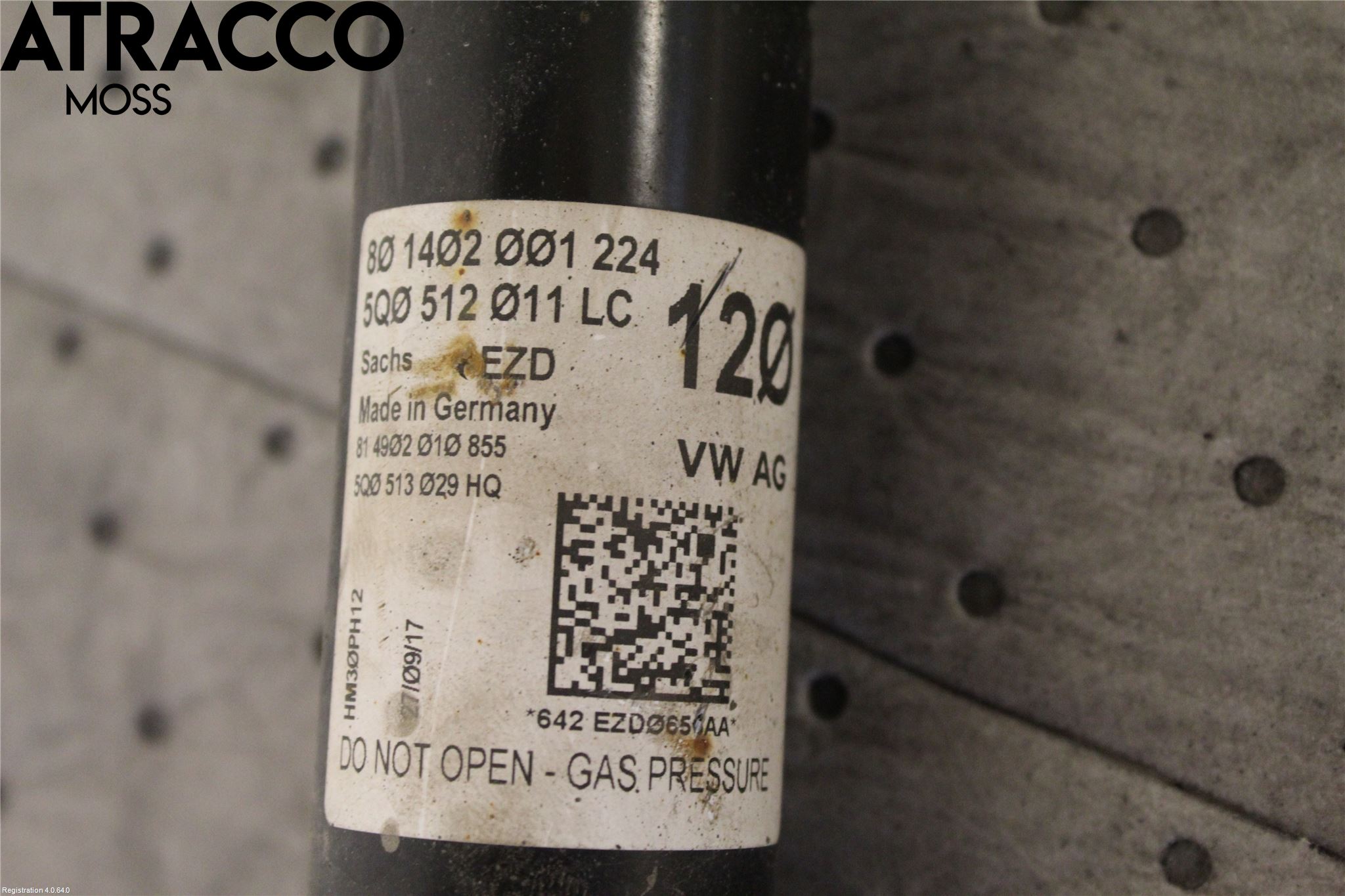 Audi A3/S3 8V 13-20 Stötdämpare Bak