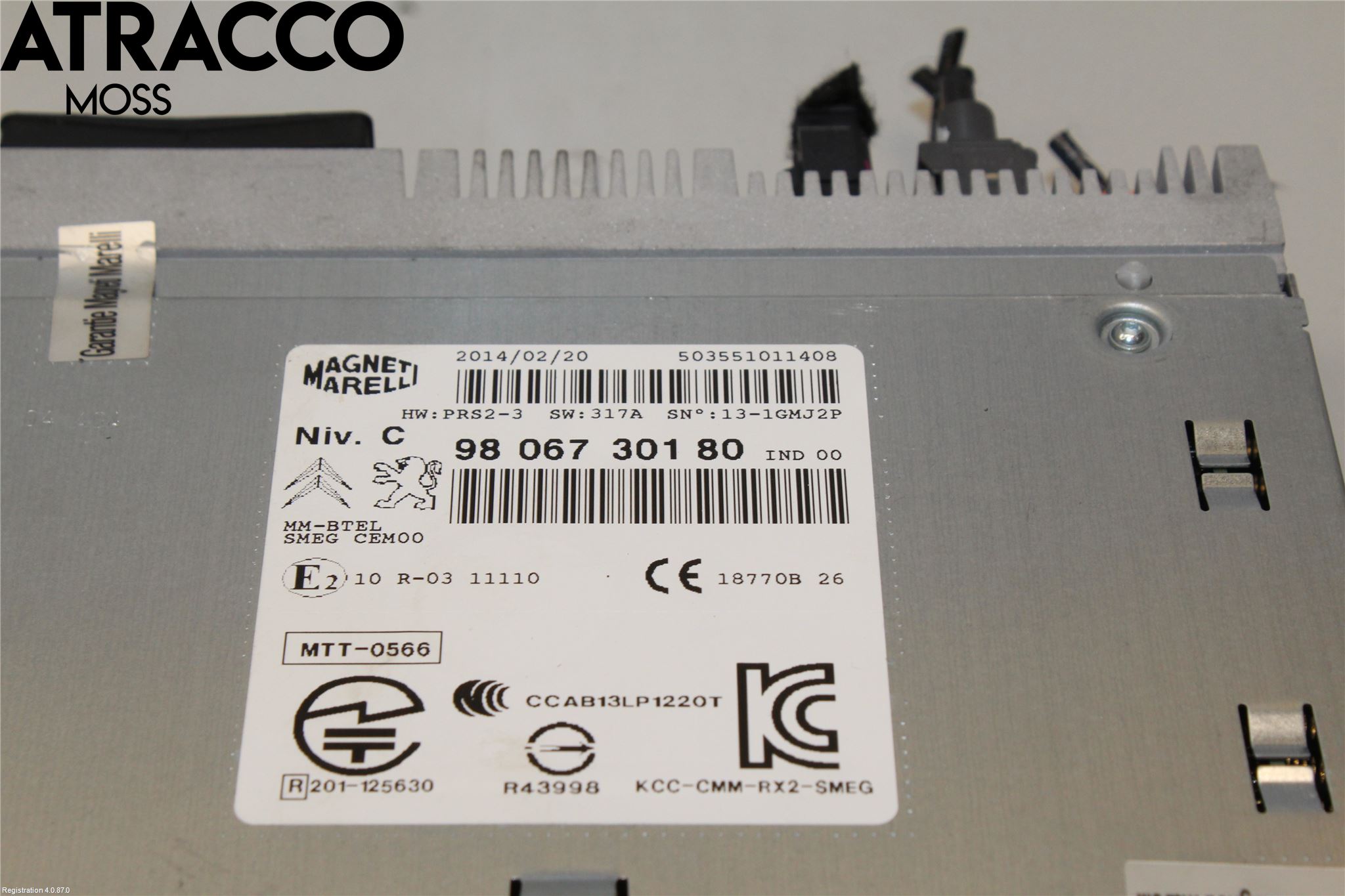 Peugeot 208 12-15 Radio