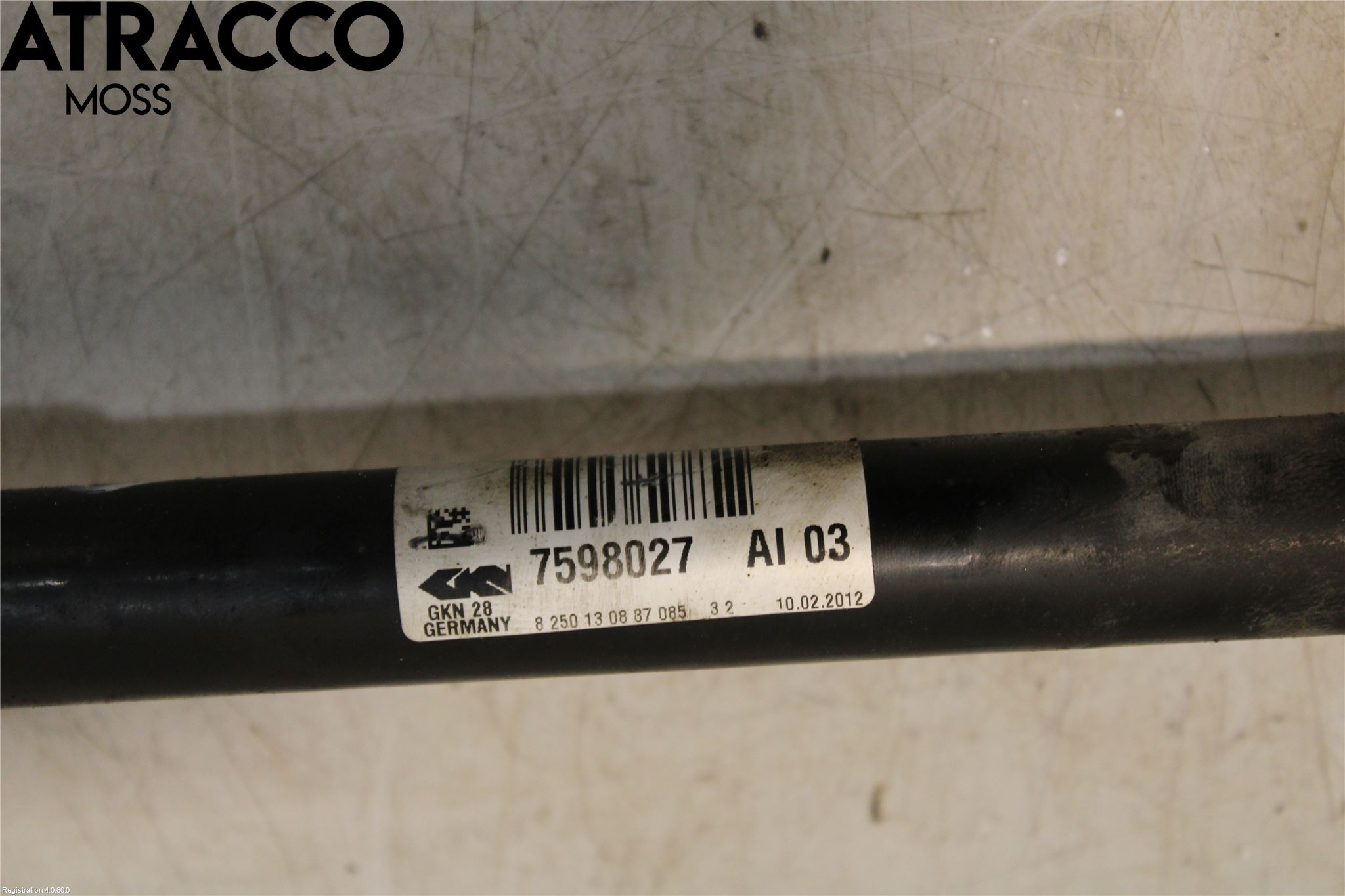 BMW X3 F25 10-17 Drivaxel Fram Vänster