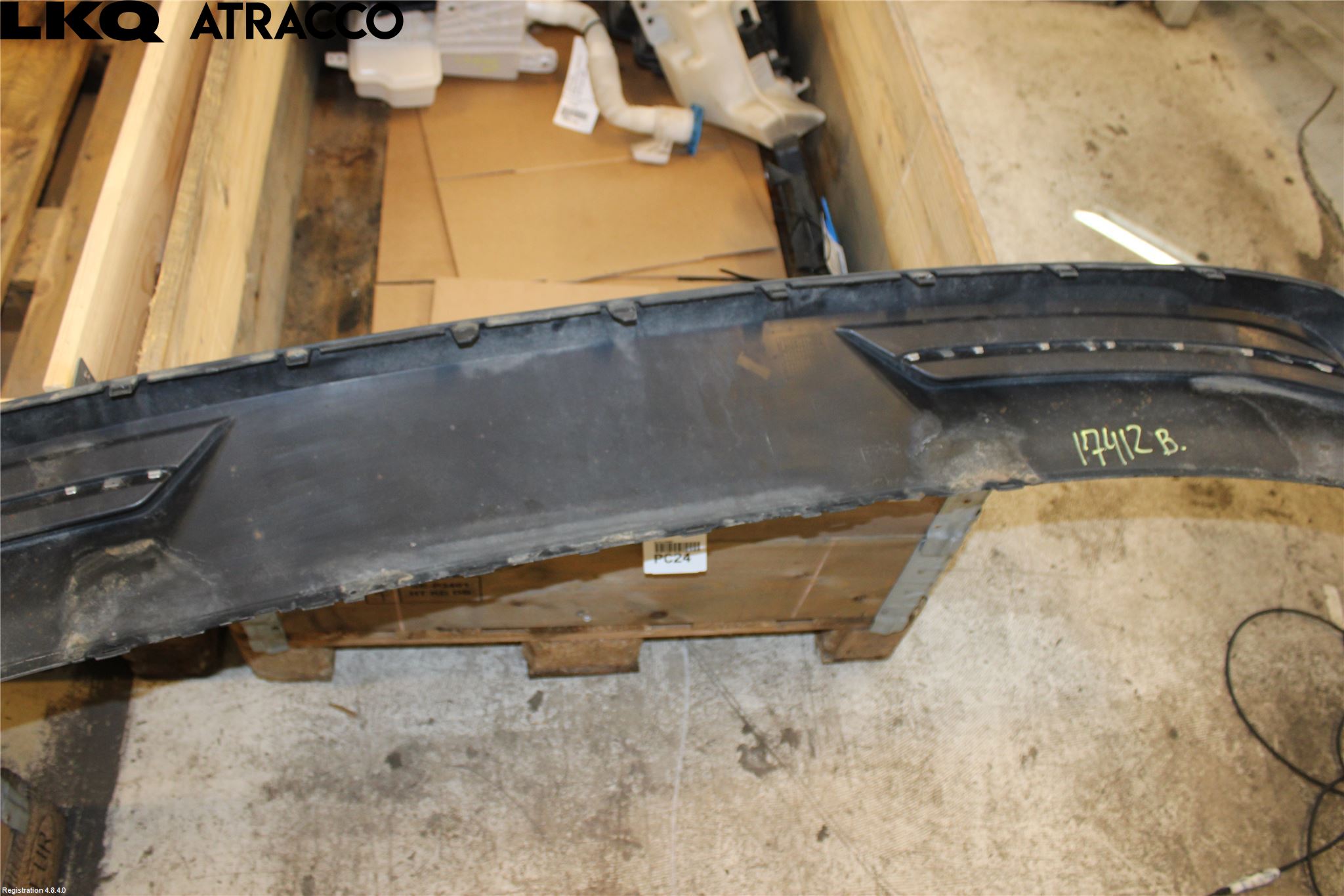 Audi A3/S3 05-13 Stötfångardel Bak Mitt
