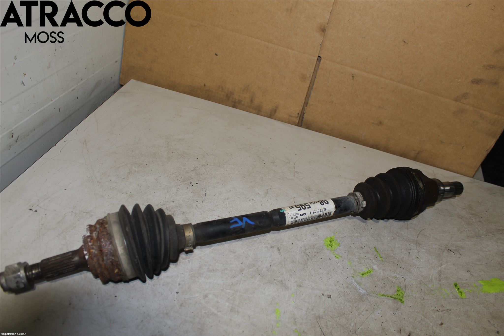 Peugeot 208 12-15 Drivaxel Fram Vänster