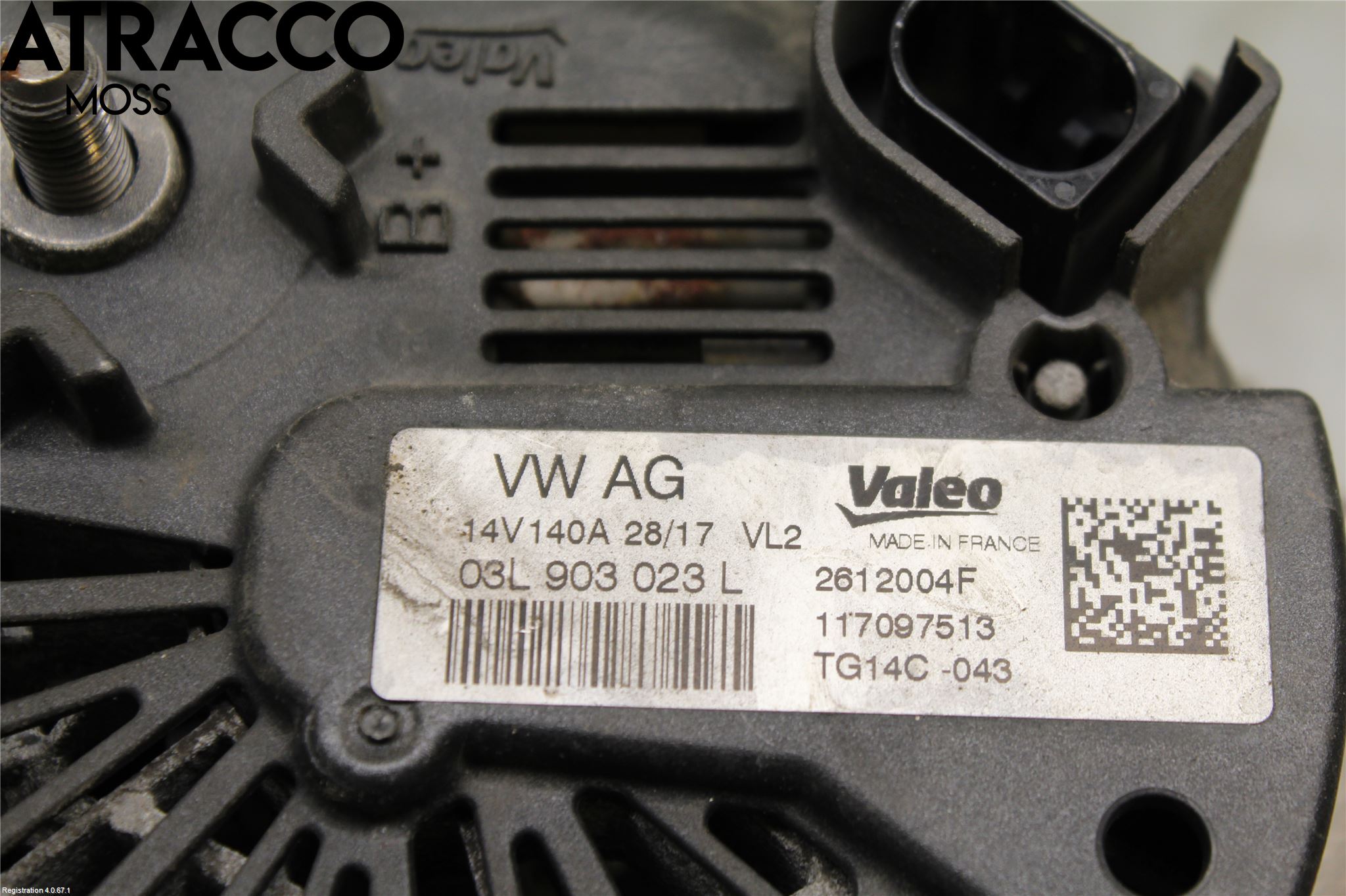 Volkswagen VW CADDY 16-20 Generator