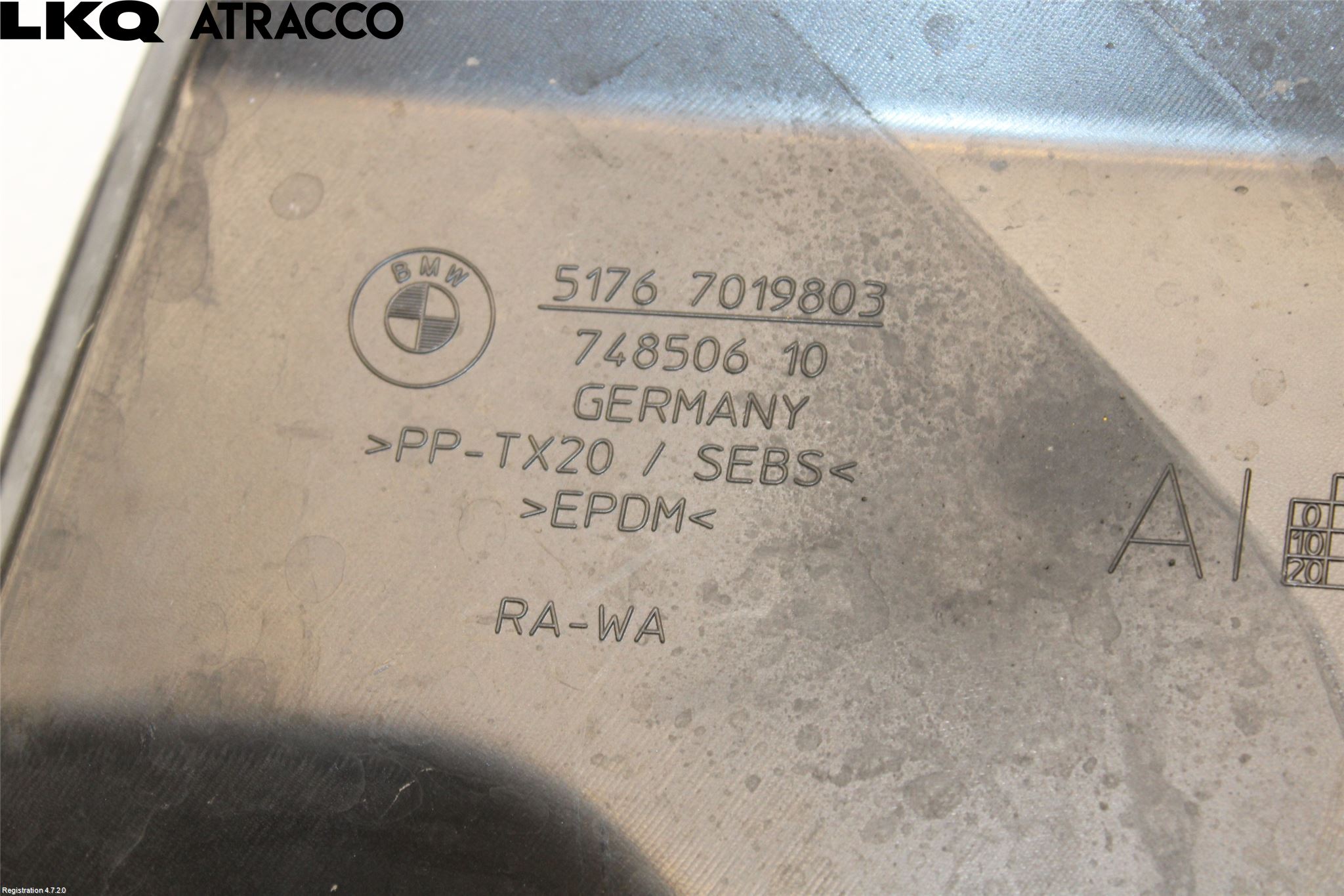 BMW 5 F10/F11/F18 09-17 Täckplast Front