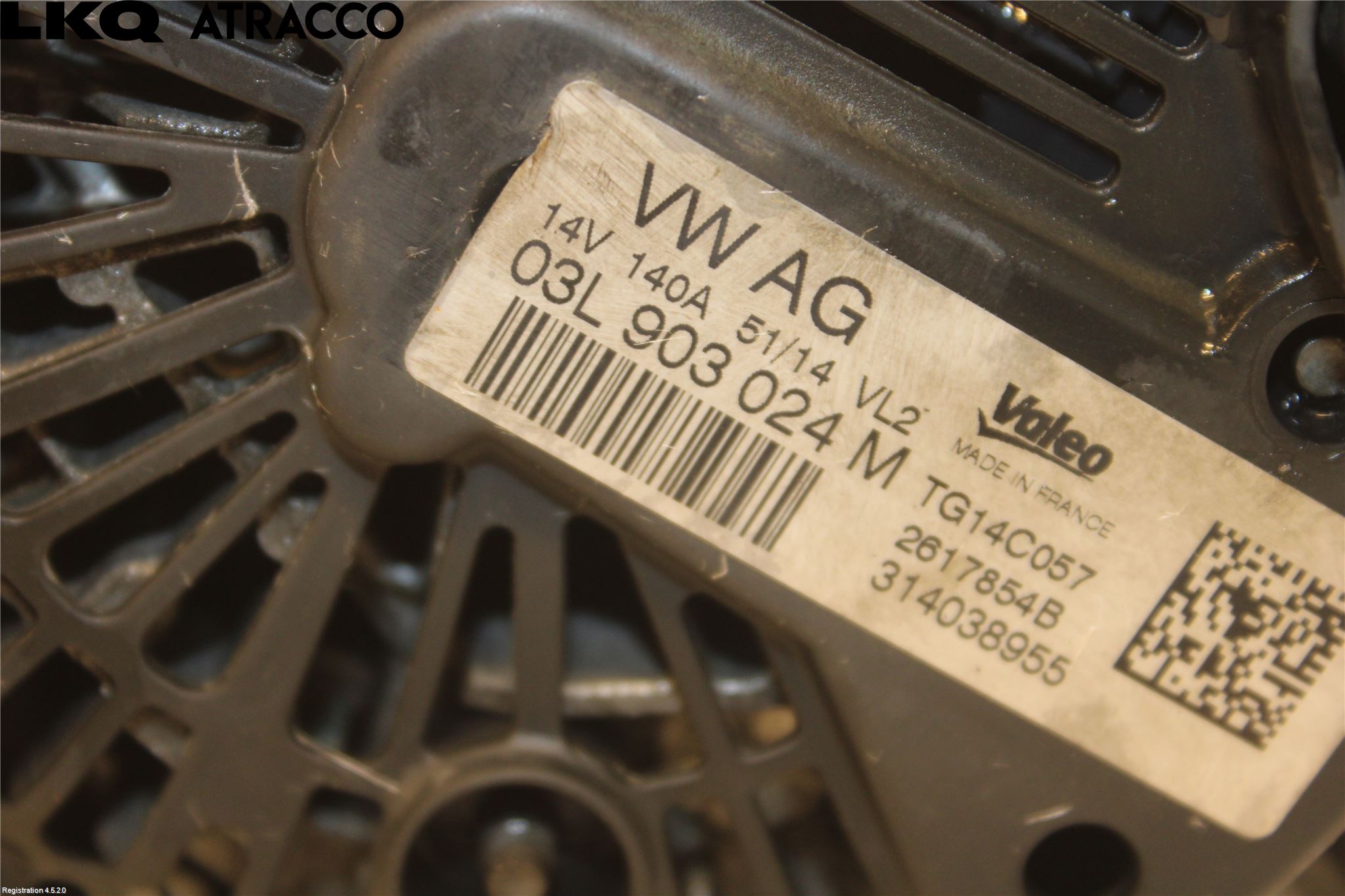 Volkswagen VW CADDY 11-15 Generator