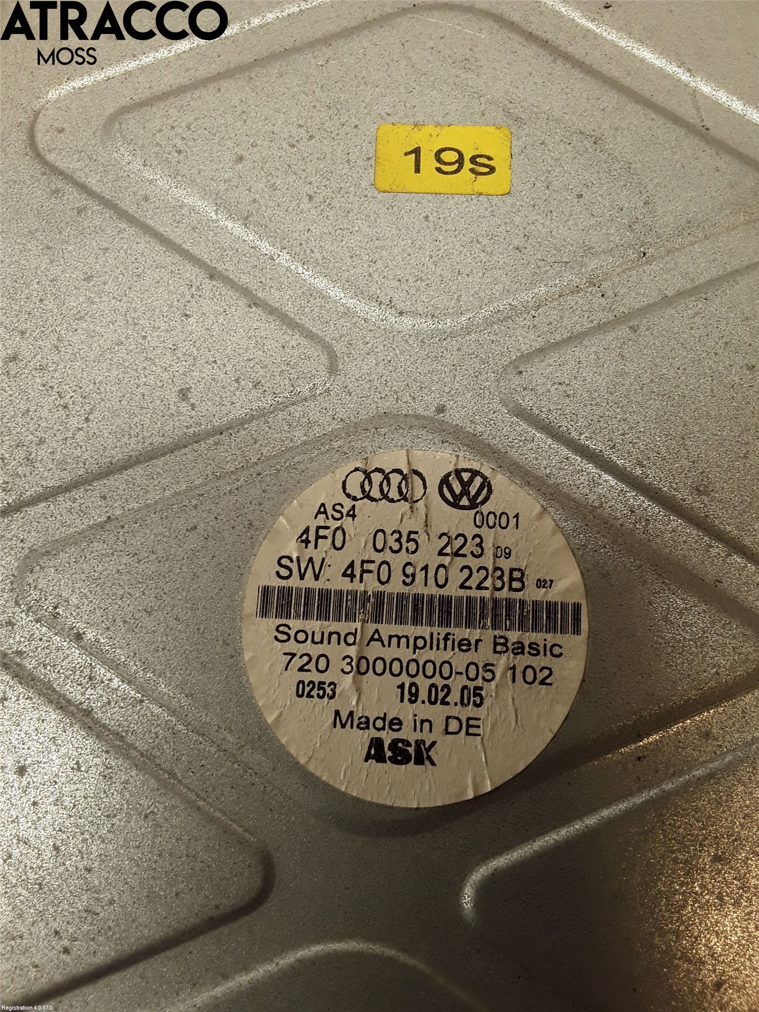 Audi A6/S6     05-11 Radio-Stereo Förstärkare