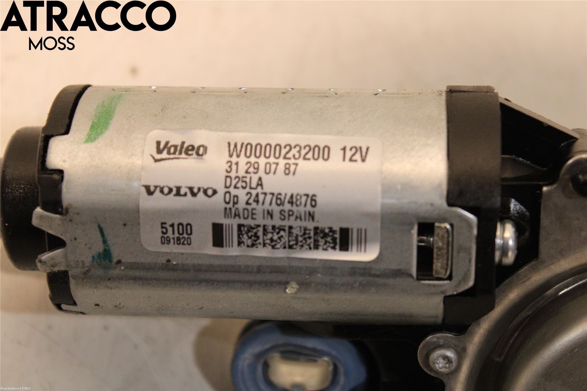 Volvo V70 08-13 Torkarmotor Baklucka