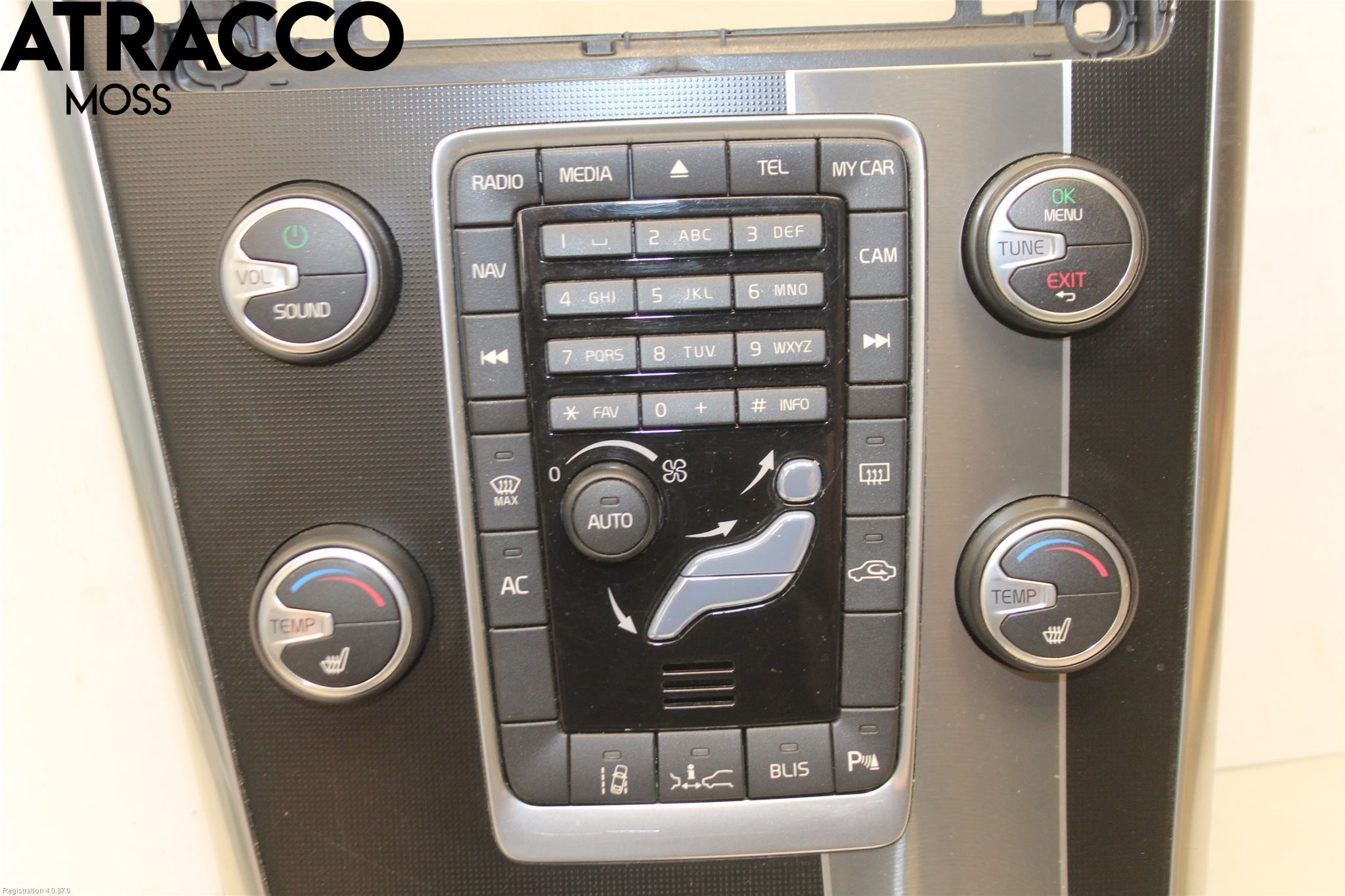 Volvo XC60 14-17 Ac Styrenhet Ac Manöveren