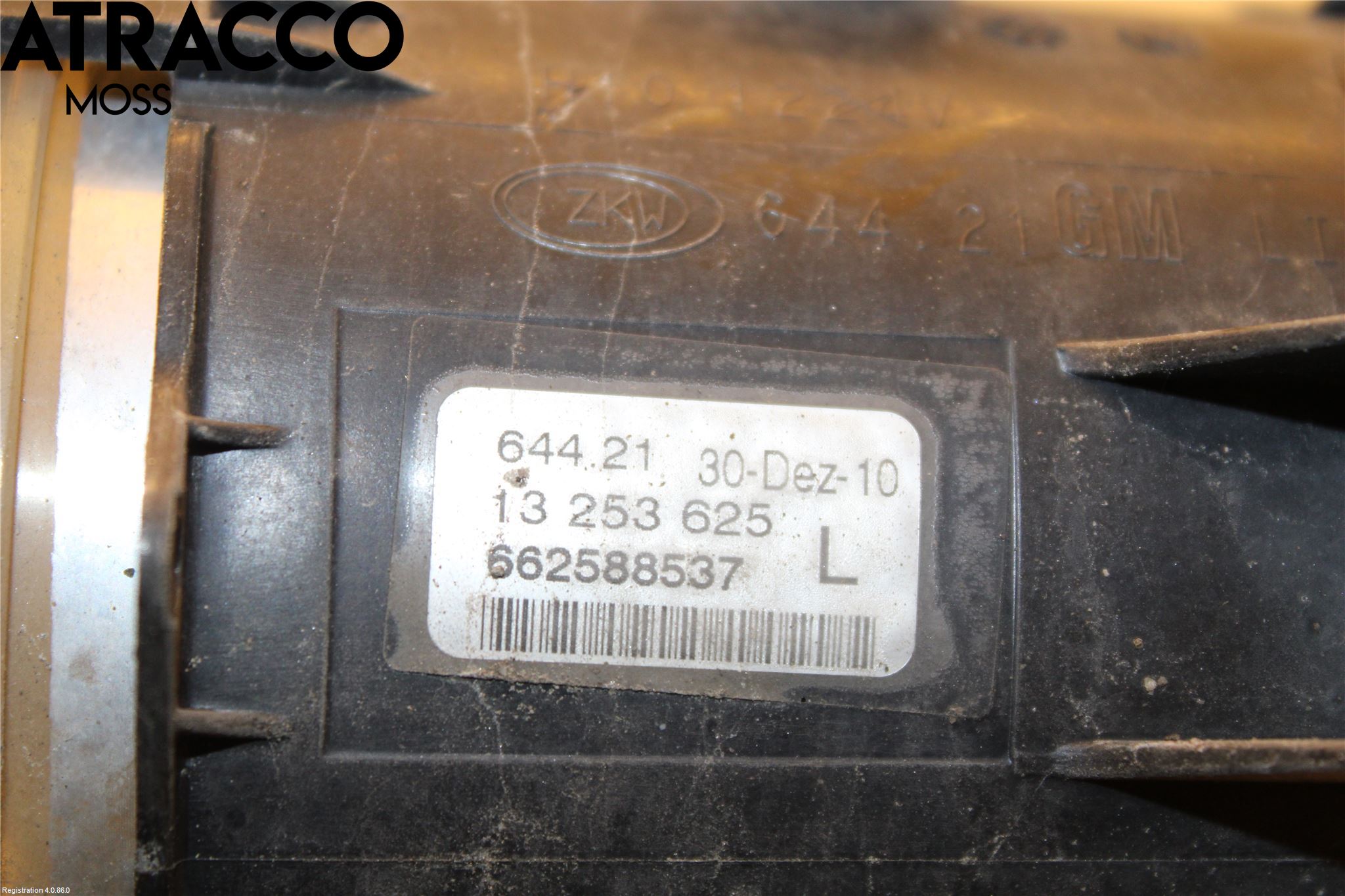 Opel MERIVA B 10-17 Dimljus-Varselljus Fram