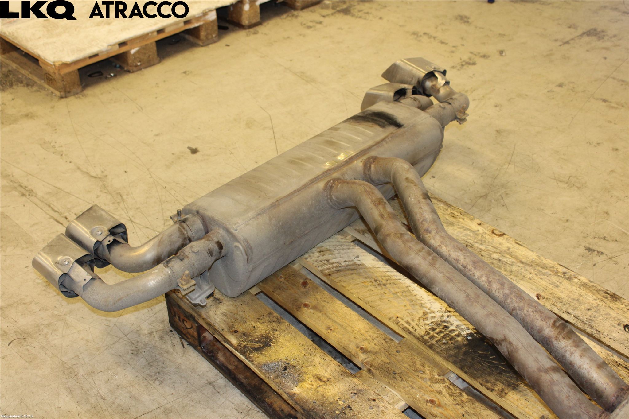 Porsche CAYENNE 03- Avgassystem Komp Ej Kat