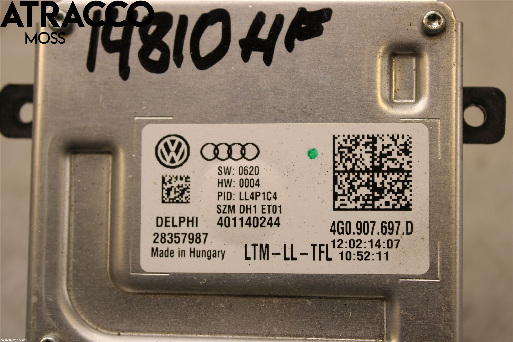 Audi A4 12-15 Styrenhet Strålkastare
