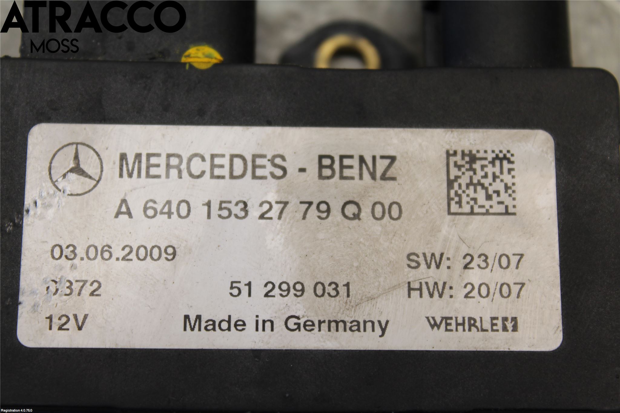 Mercedes-Benz MB B-KLASS (W245) 05-12 Relä Glödtrådsvakt