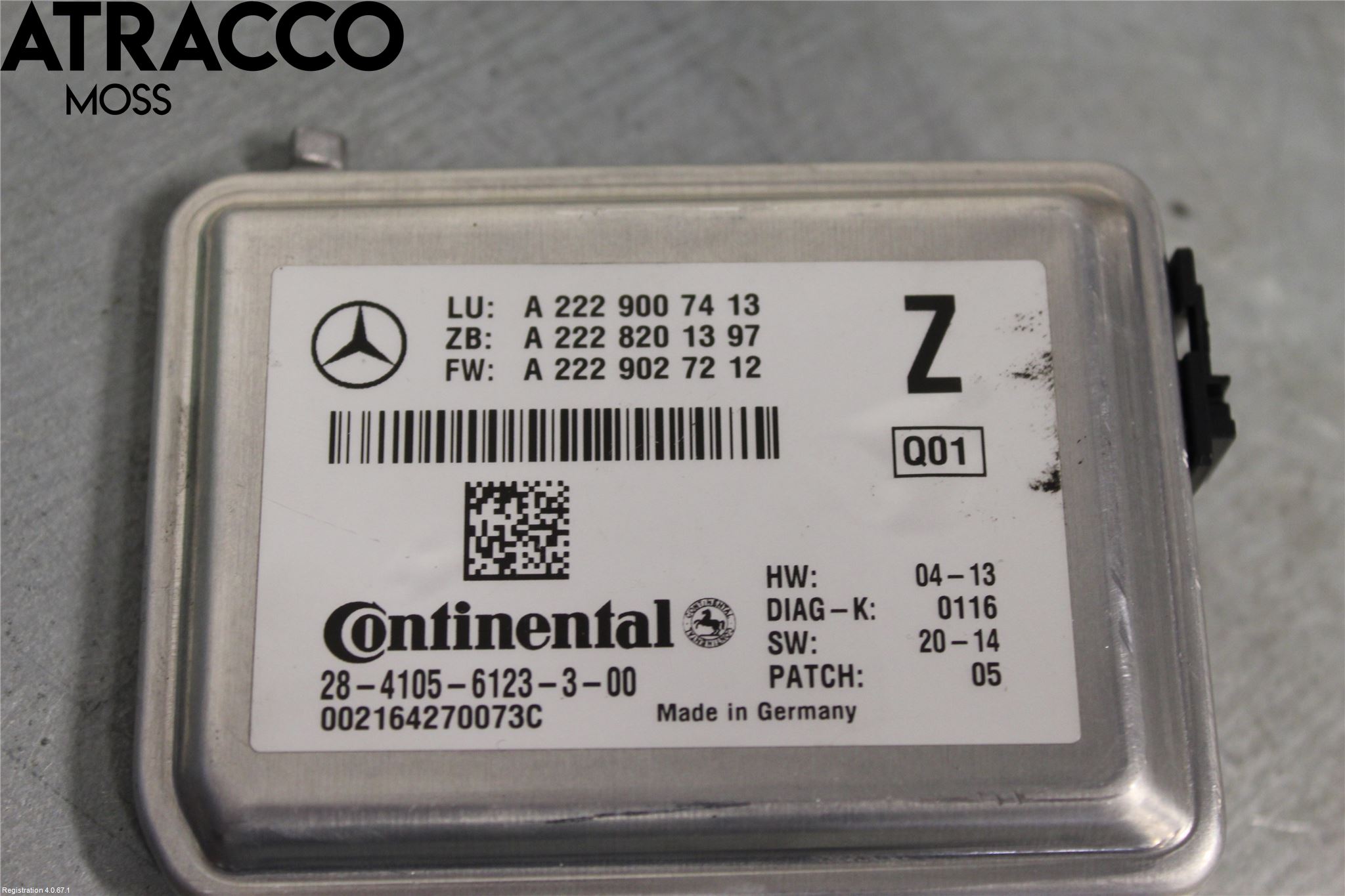 Mercedes-Benz MB S-KLASS (W222) 13-20 Parkeringshjälp Kamera