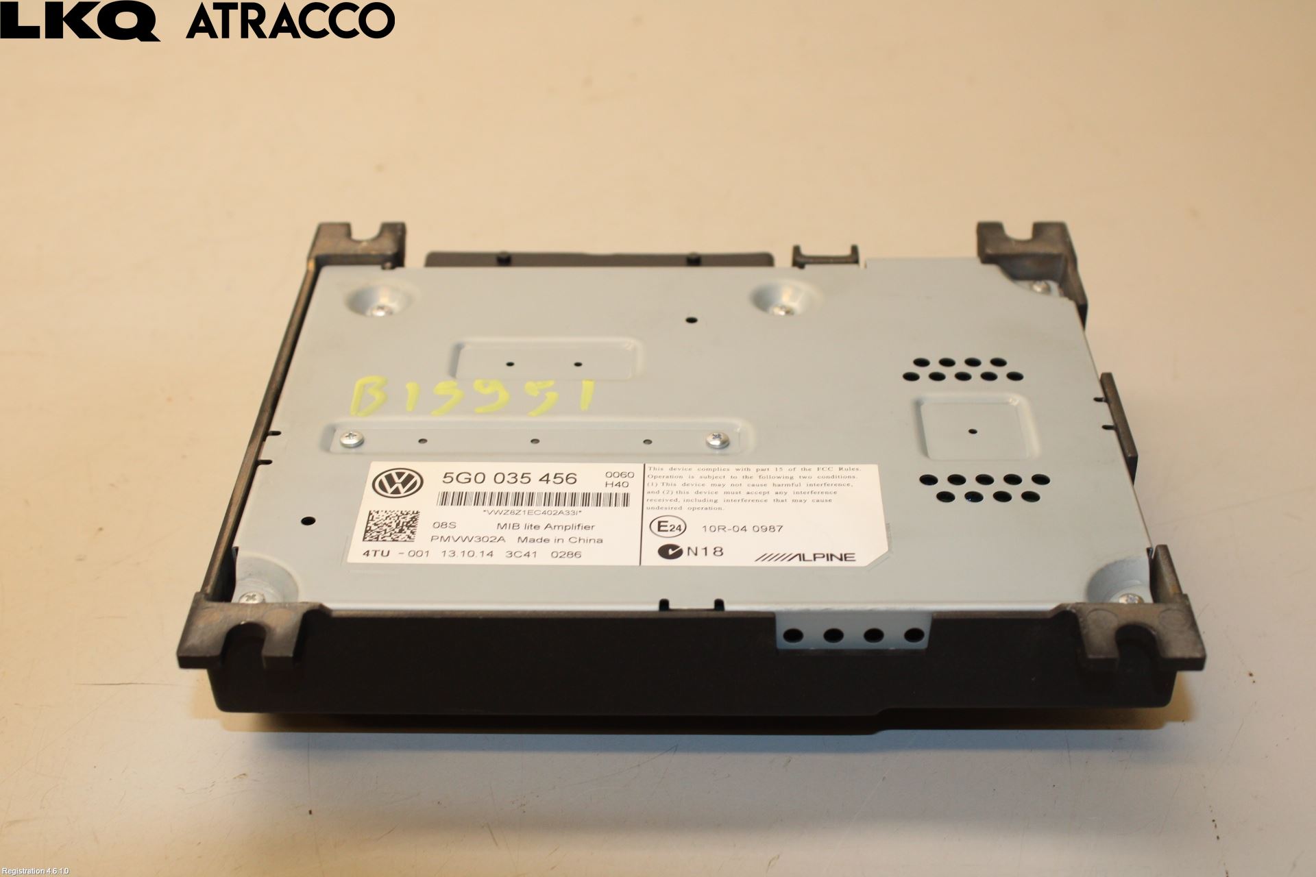Volkswagen VW GOLF / E-GOLF VII 13-20 Radio-Stereo Förstärkare