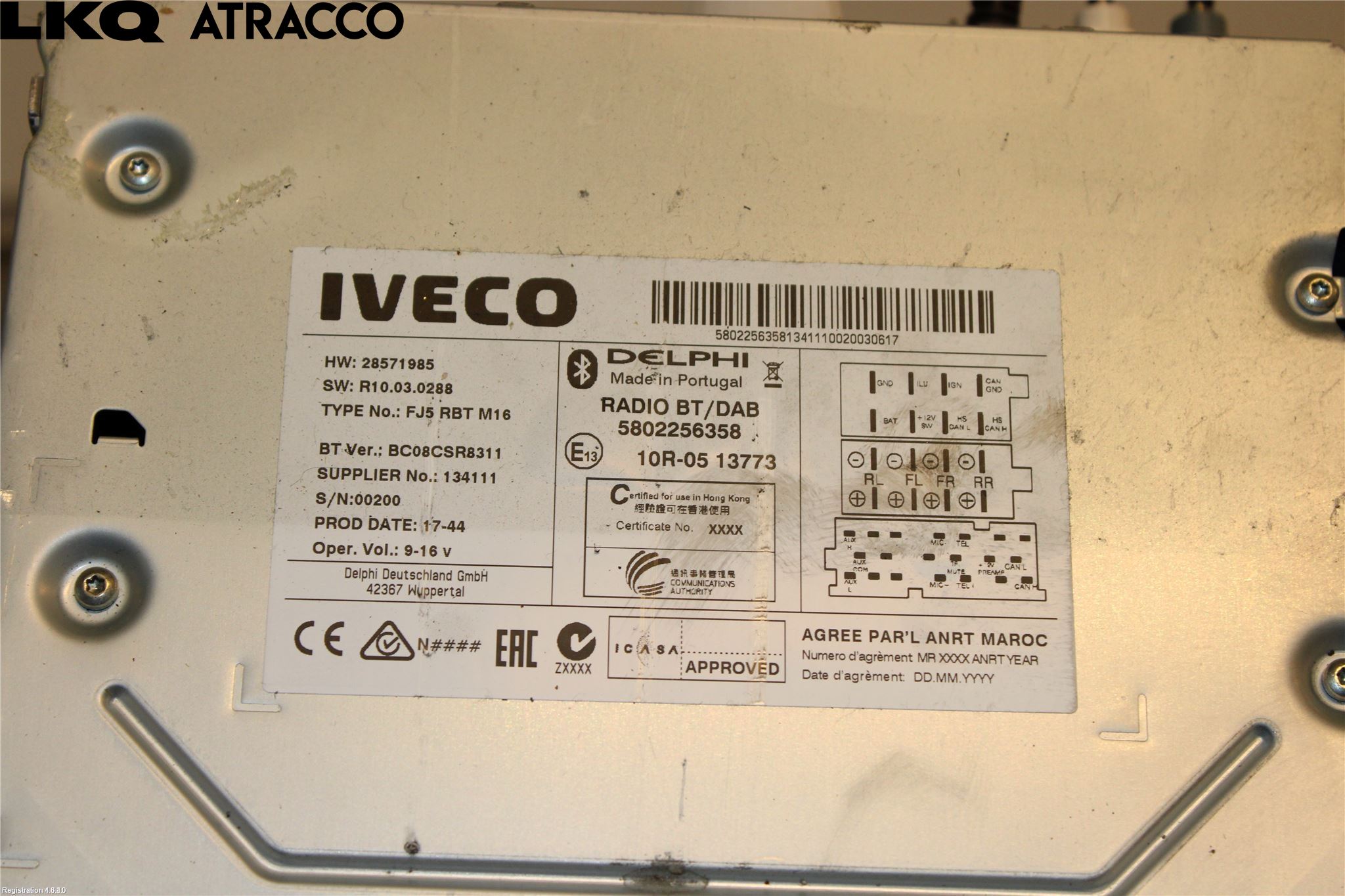 Iveco DAILY 14->> Radio