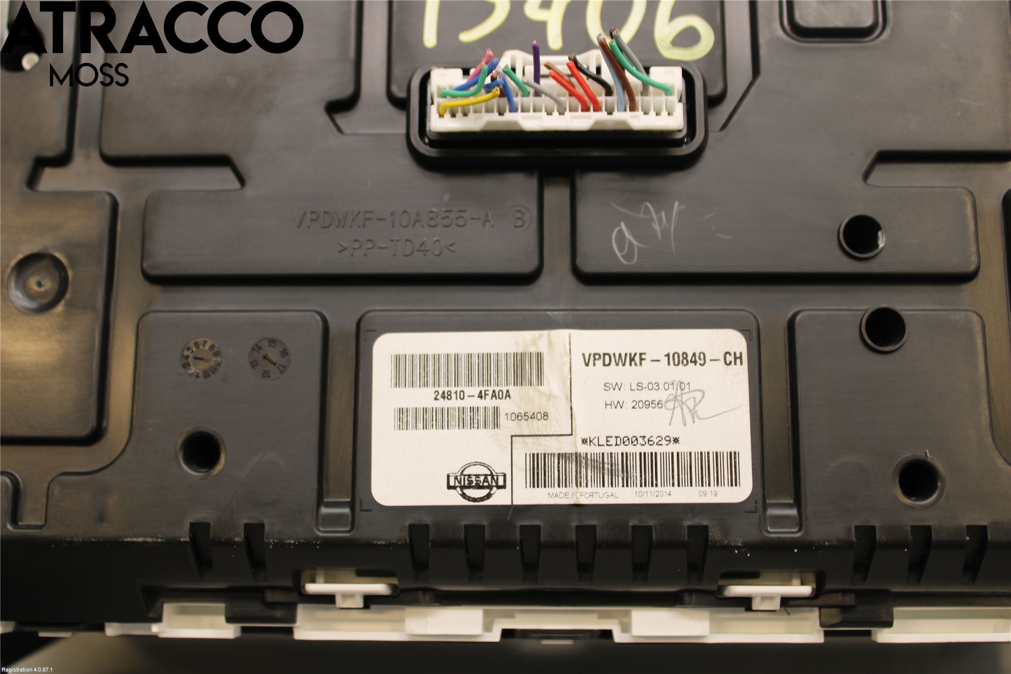 Nissan E-NV200/EVALIA Instrument Komb