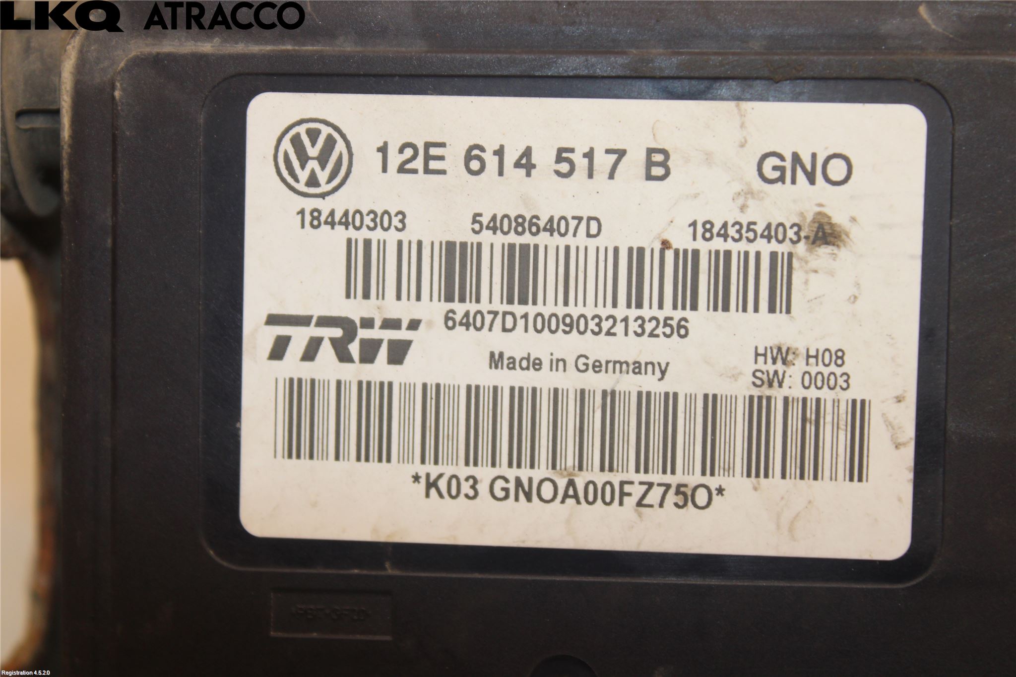 Volkswagen VW UP! / E-UP! Abs Hydraulaggregat