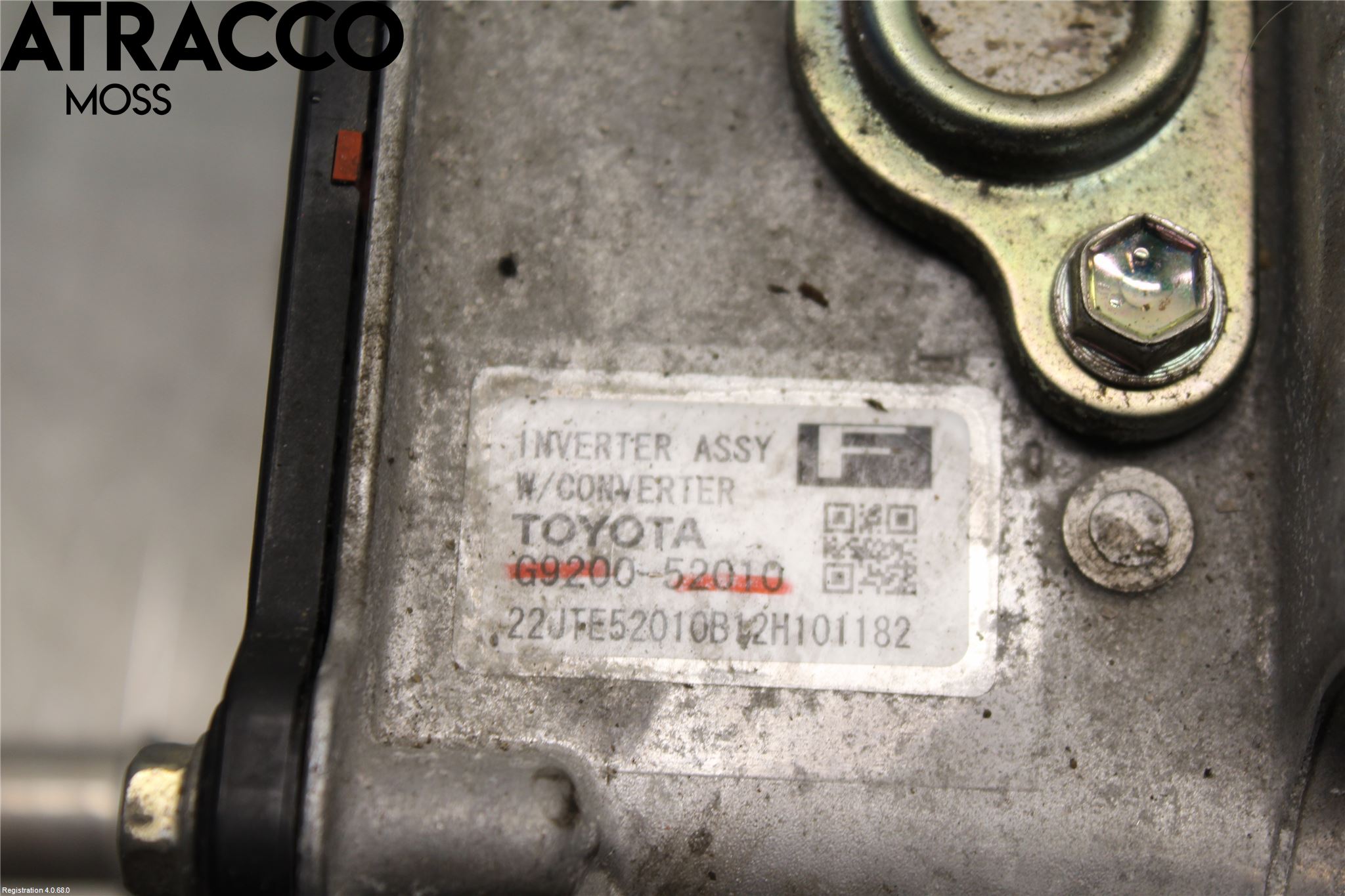 Toyota YARIS XP130 12-14 Inverter Hybrid