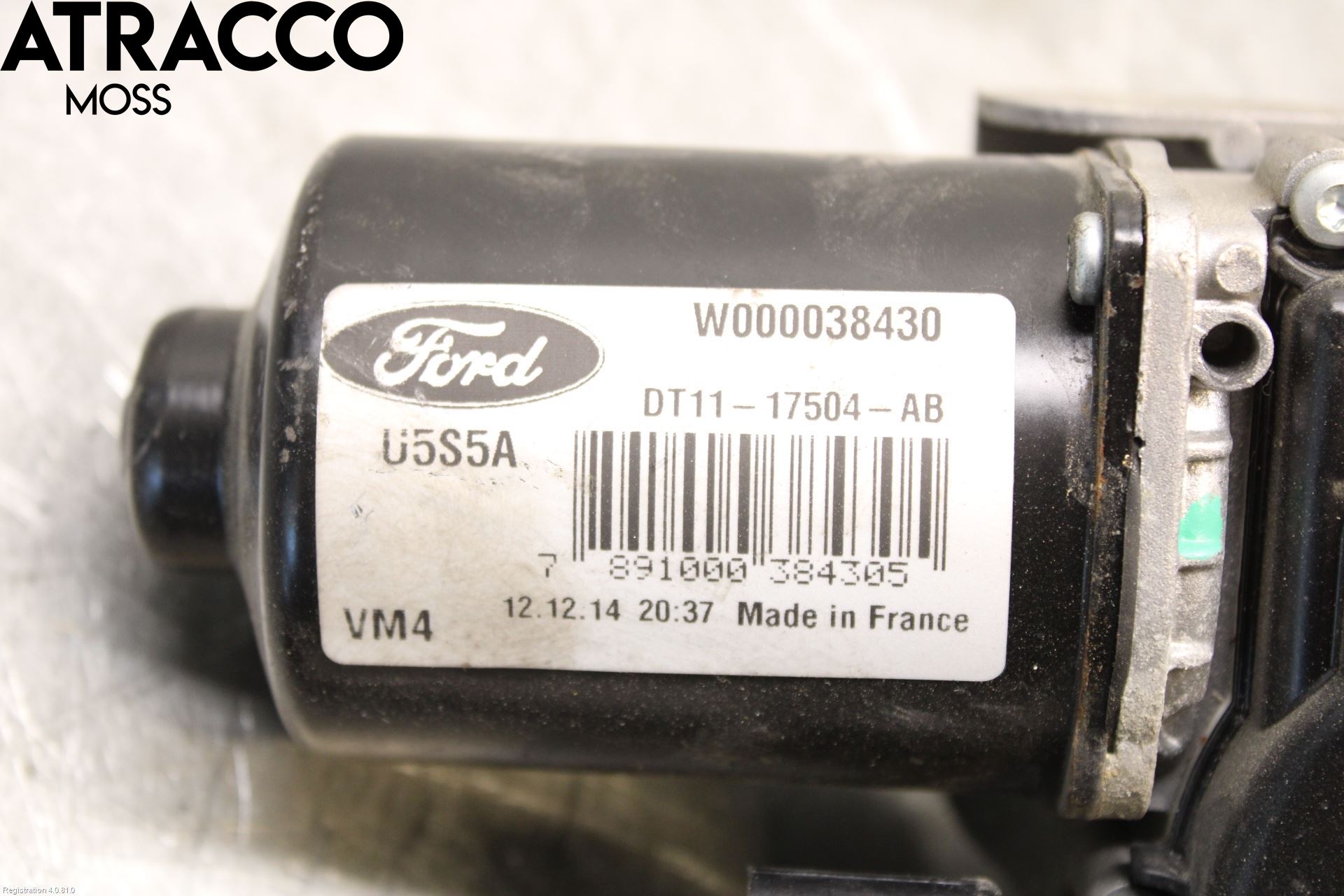 Ford TRANSIT/TOURNEO CONNECT 13-22 Torkarmotor Vindruta