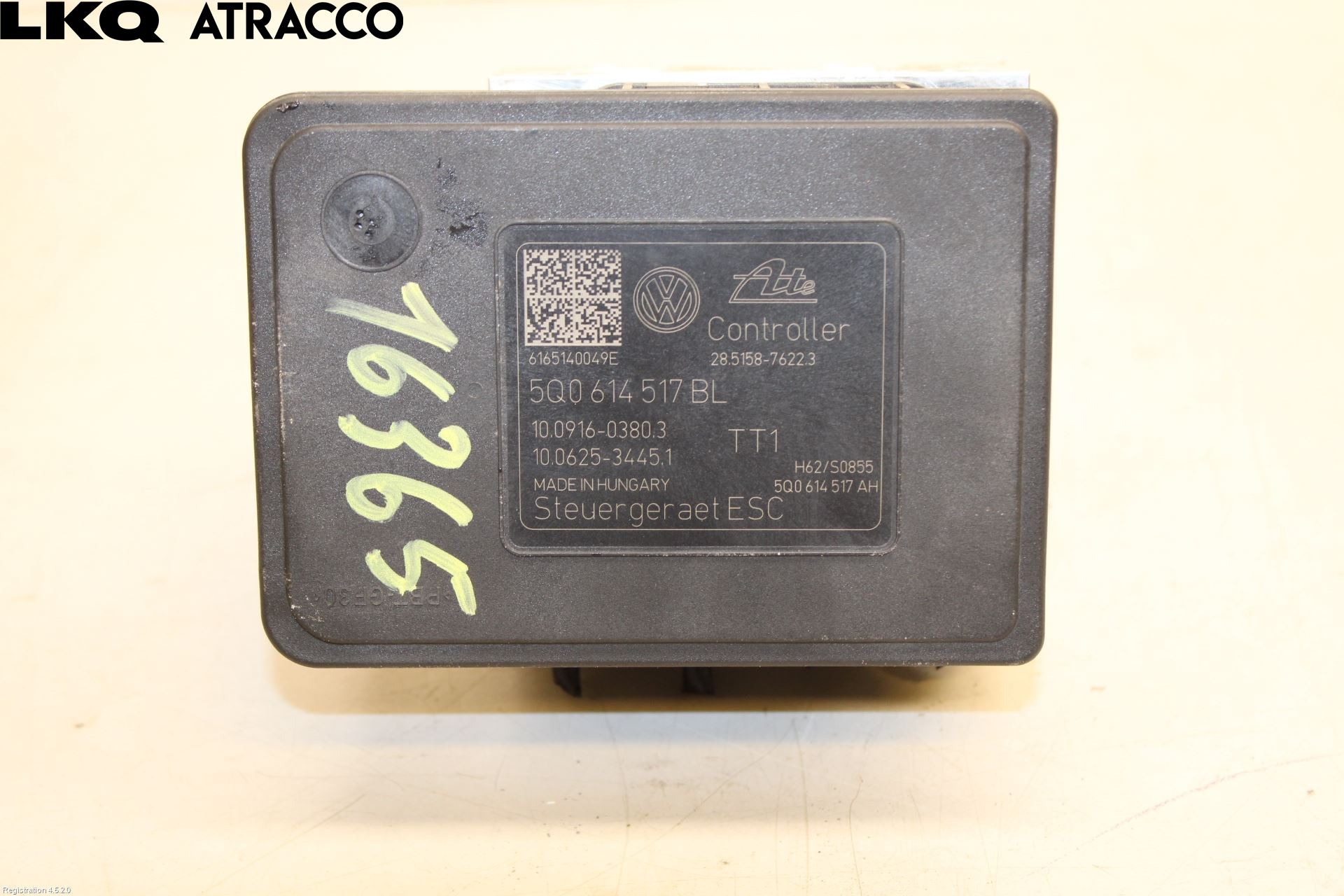 Volkswagen VW GOLF / E-GOLF VII 13-20 Abs Hydraulaggregat