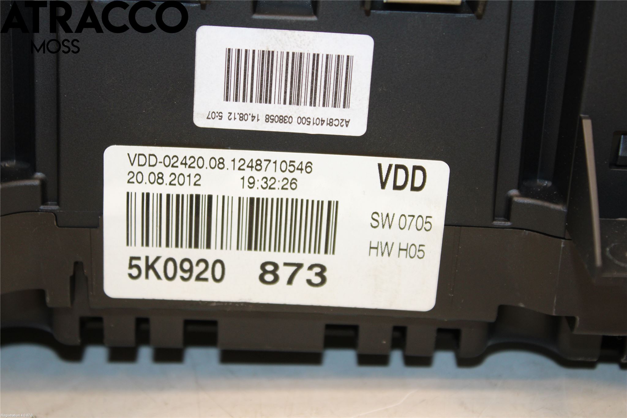 Volkswagen VW GOLF VI 09-13 Instrument Komb