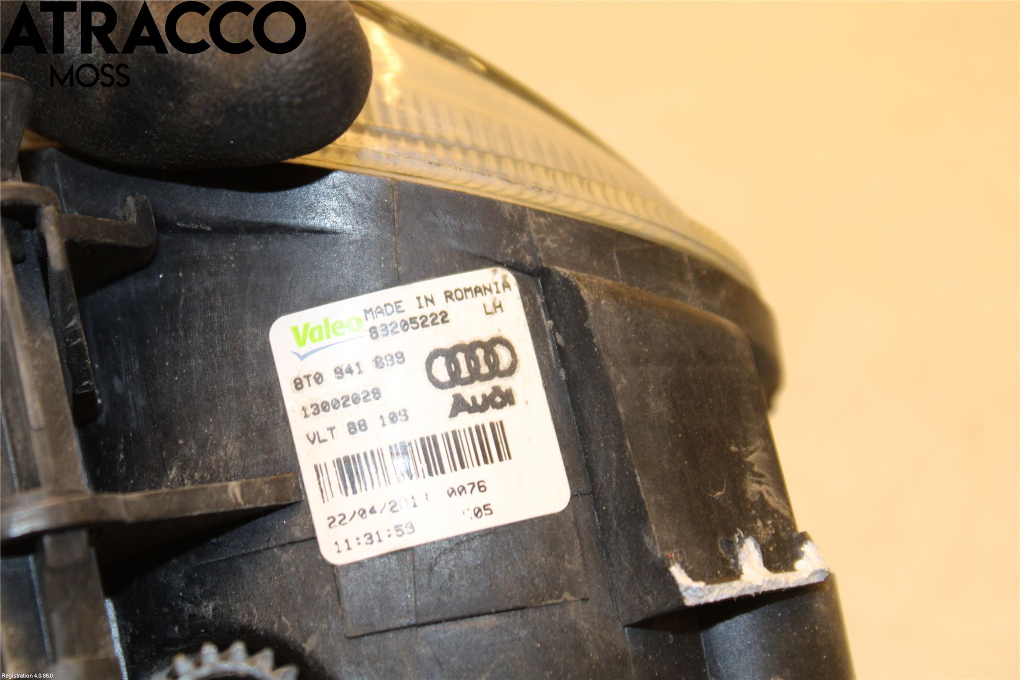 Audi A4 ALLROAD 09-16 Dimljus-Varselljus Fram