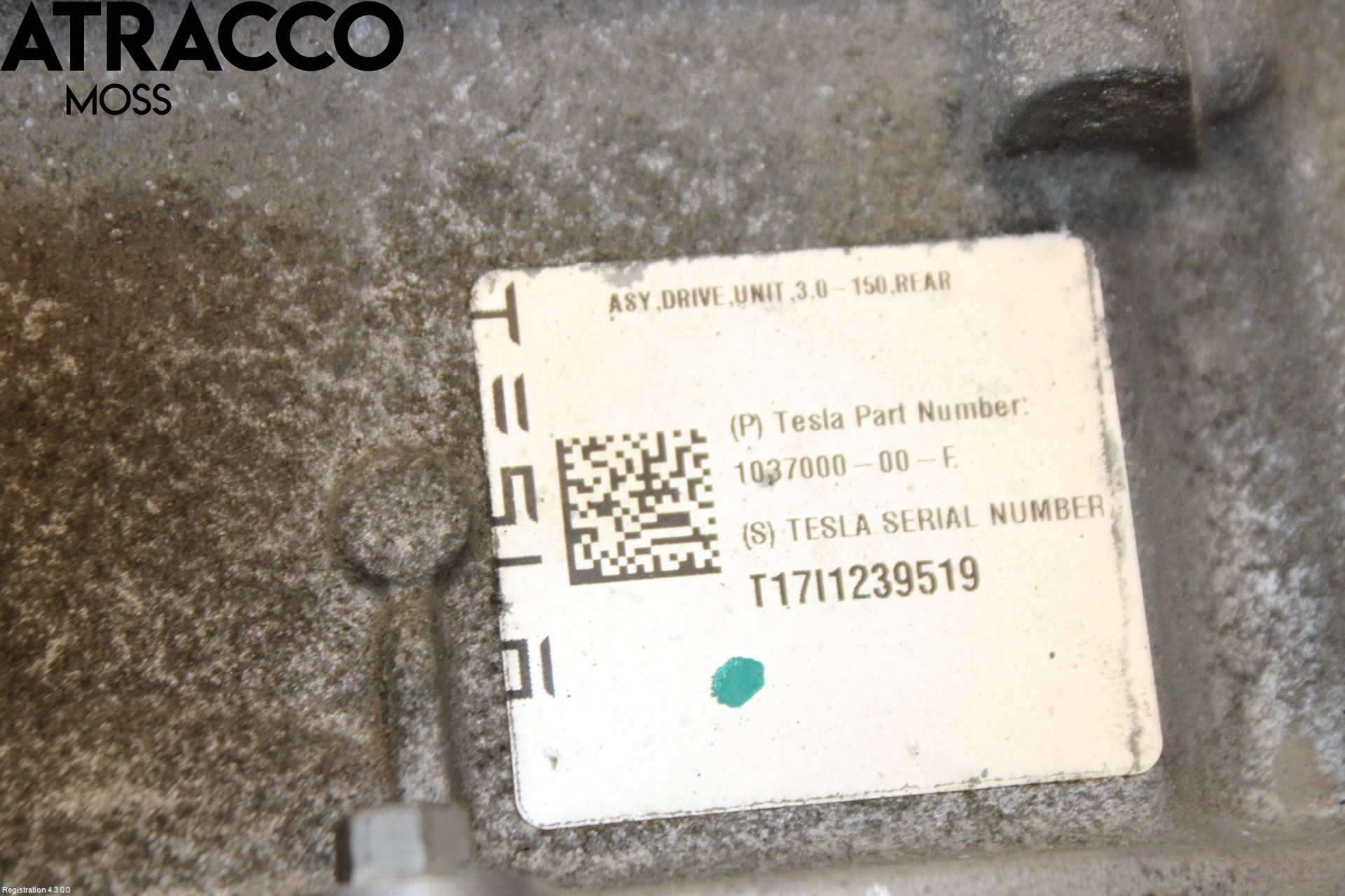 Tesla MODEL S 13- Motor Elektisk Fram