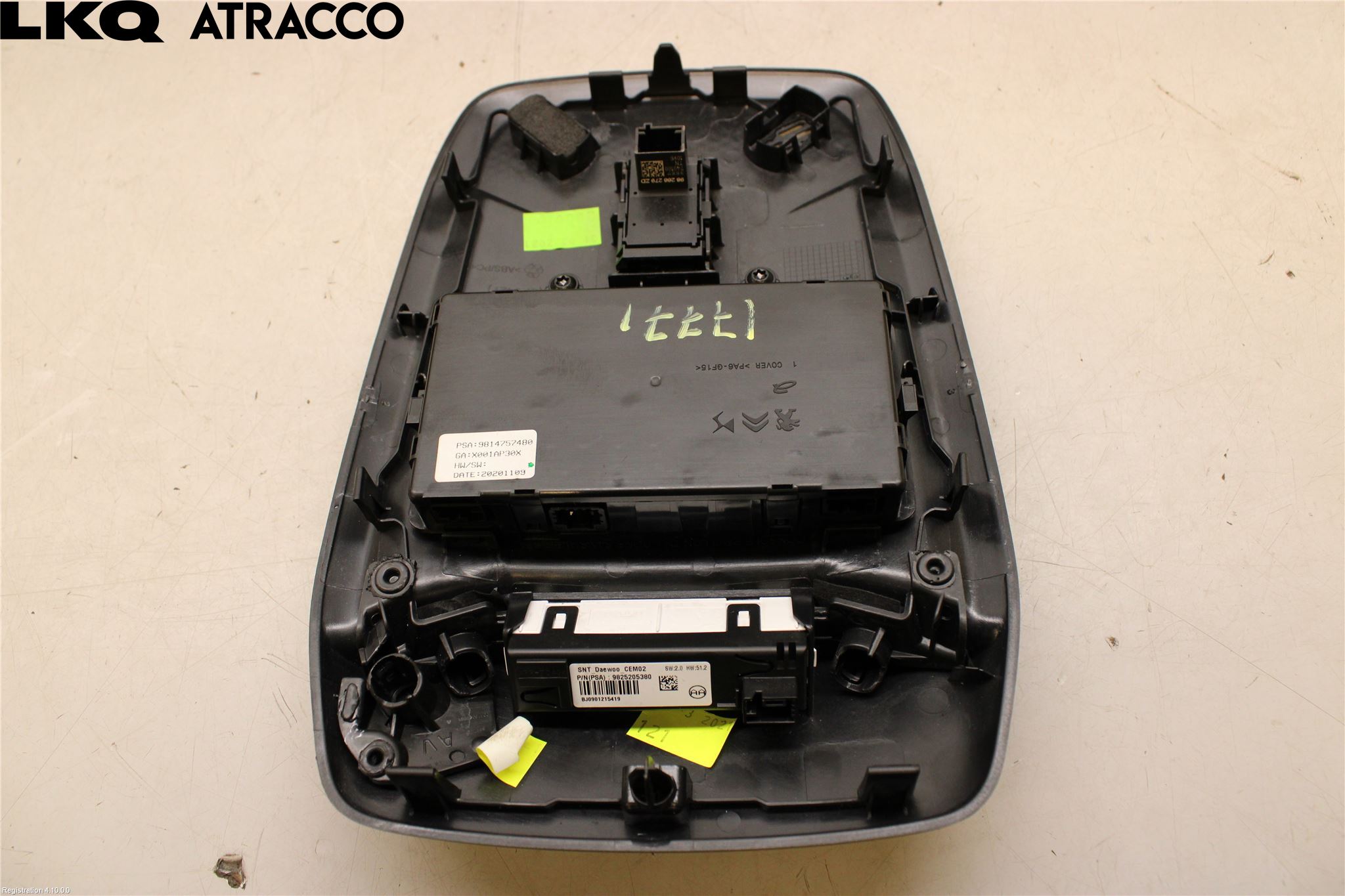 Peugeot 2008/E-2008 20- Strömställare Varnings