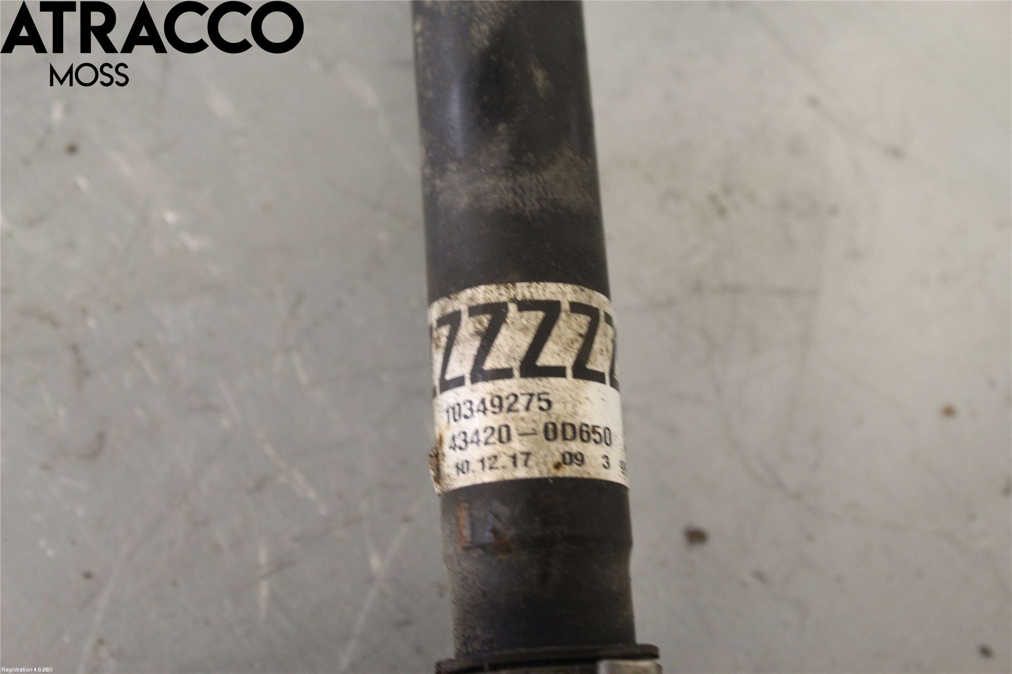 Toyota YARIS XP130 15-20 Drivaxel Fram Vänster