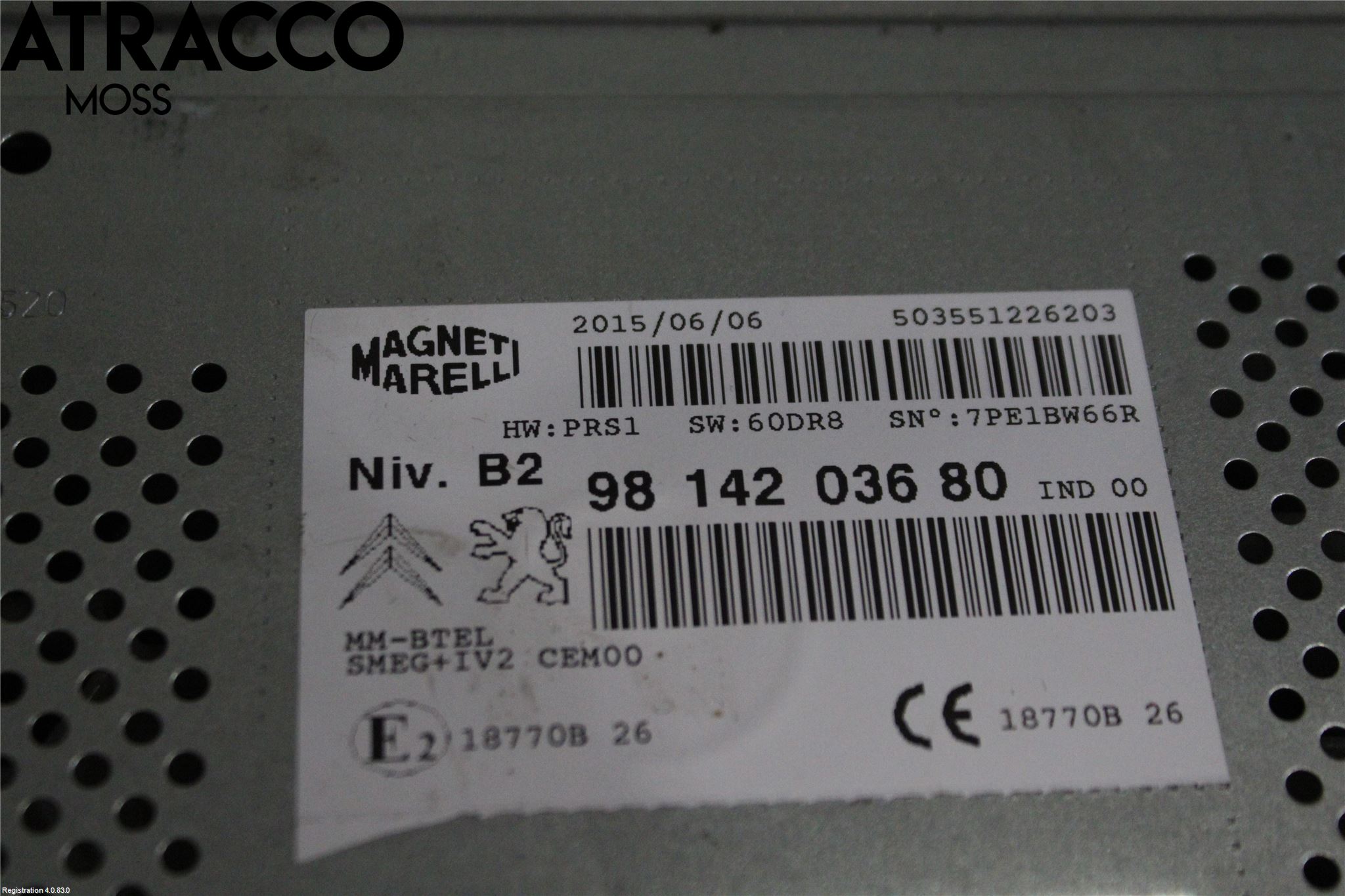 Peugeot PARTNER 08-15 Cd Radio - Multimediapanel