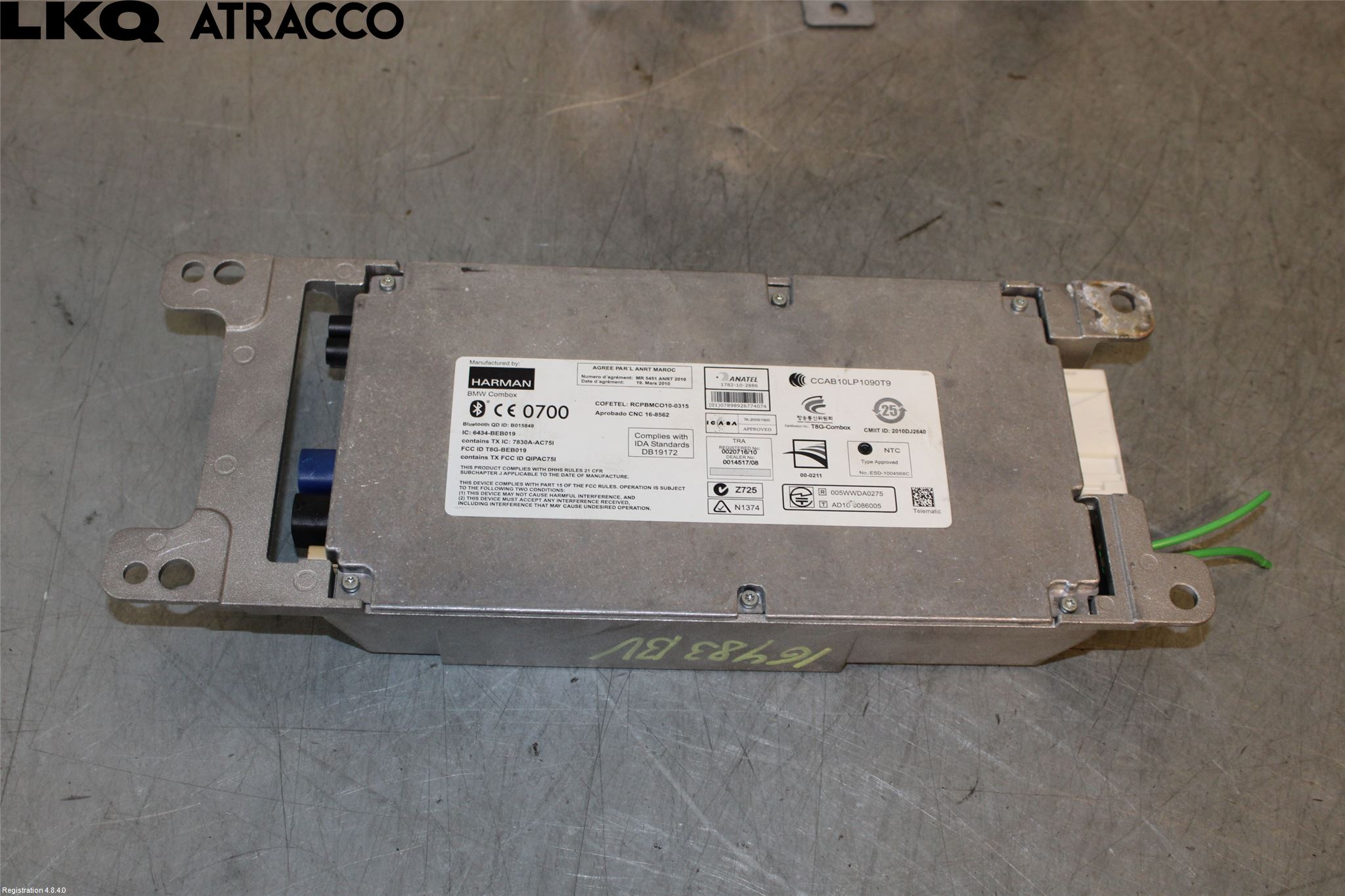 BMW 5 F10/F11/F18 09-17 Styrenhet Övrigt