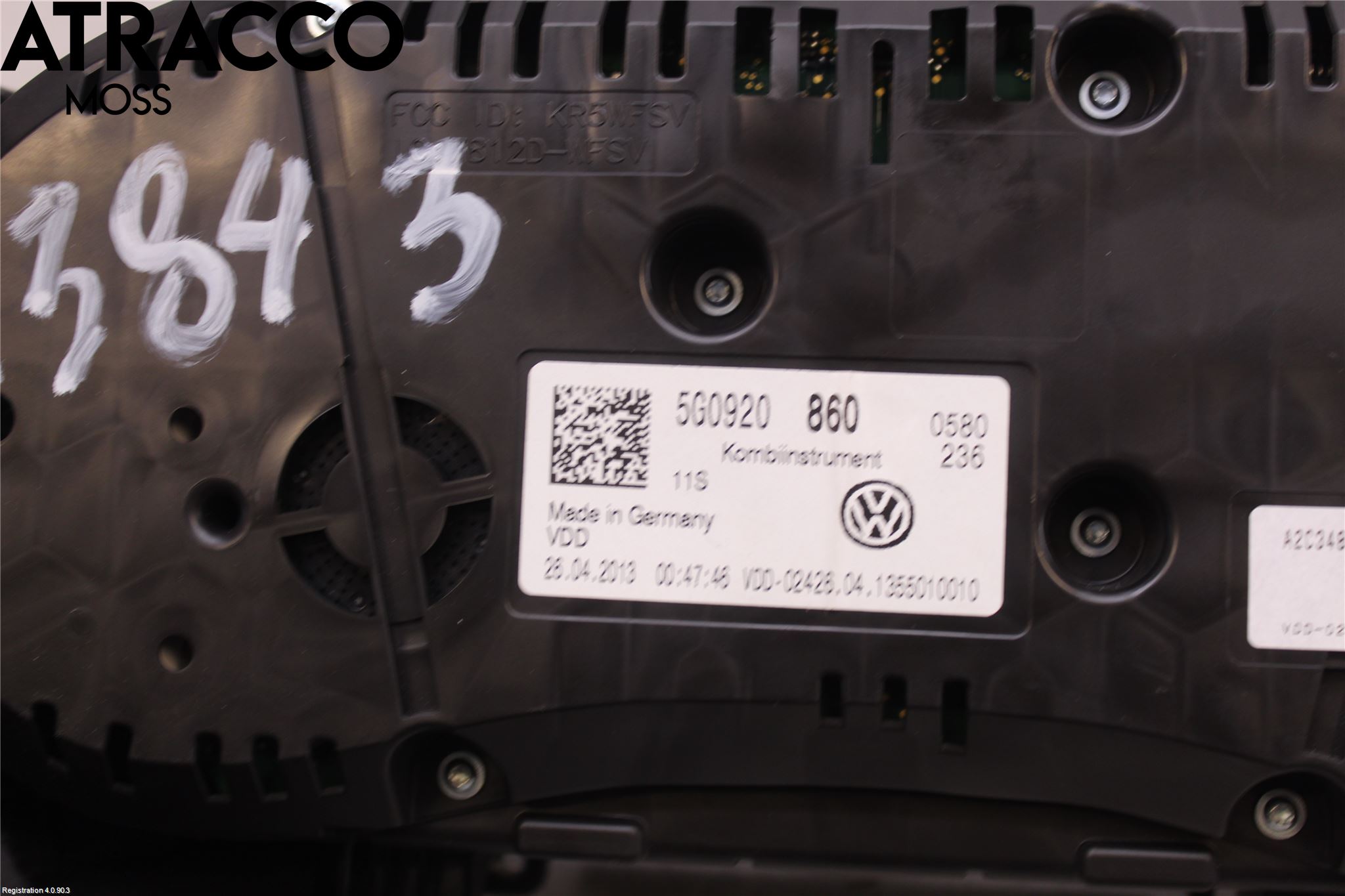 Volkswagen VW GOLF / E-GOLF VII 13-20 Instrument Komb