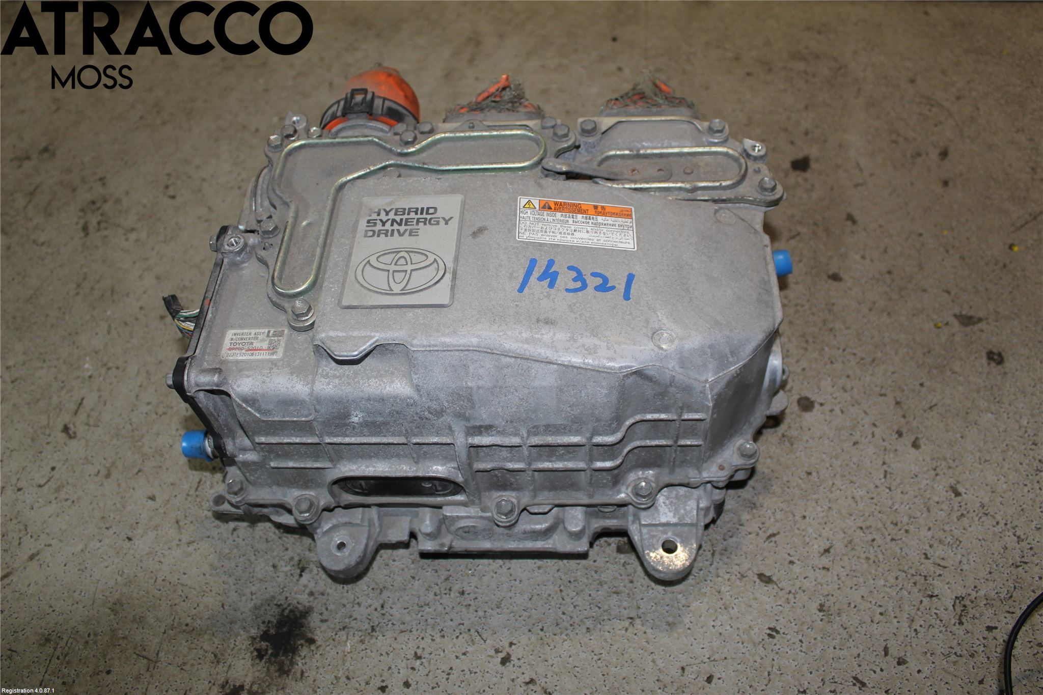 Toyota YARIS XP130 12-14 Inverter Hybrid