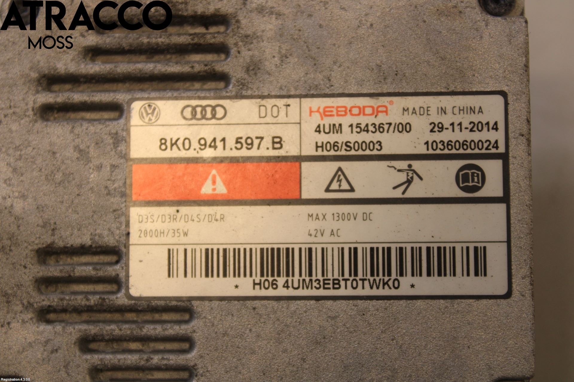 Audi Q5 09-16 Styrenhet Strålkastare