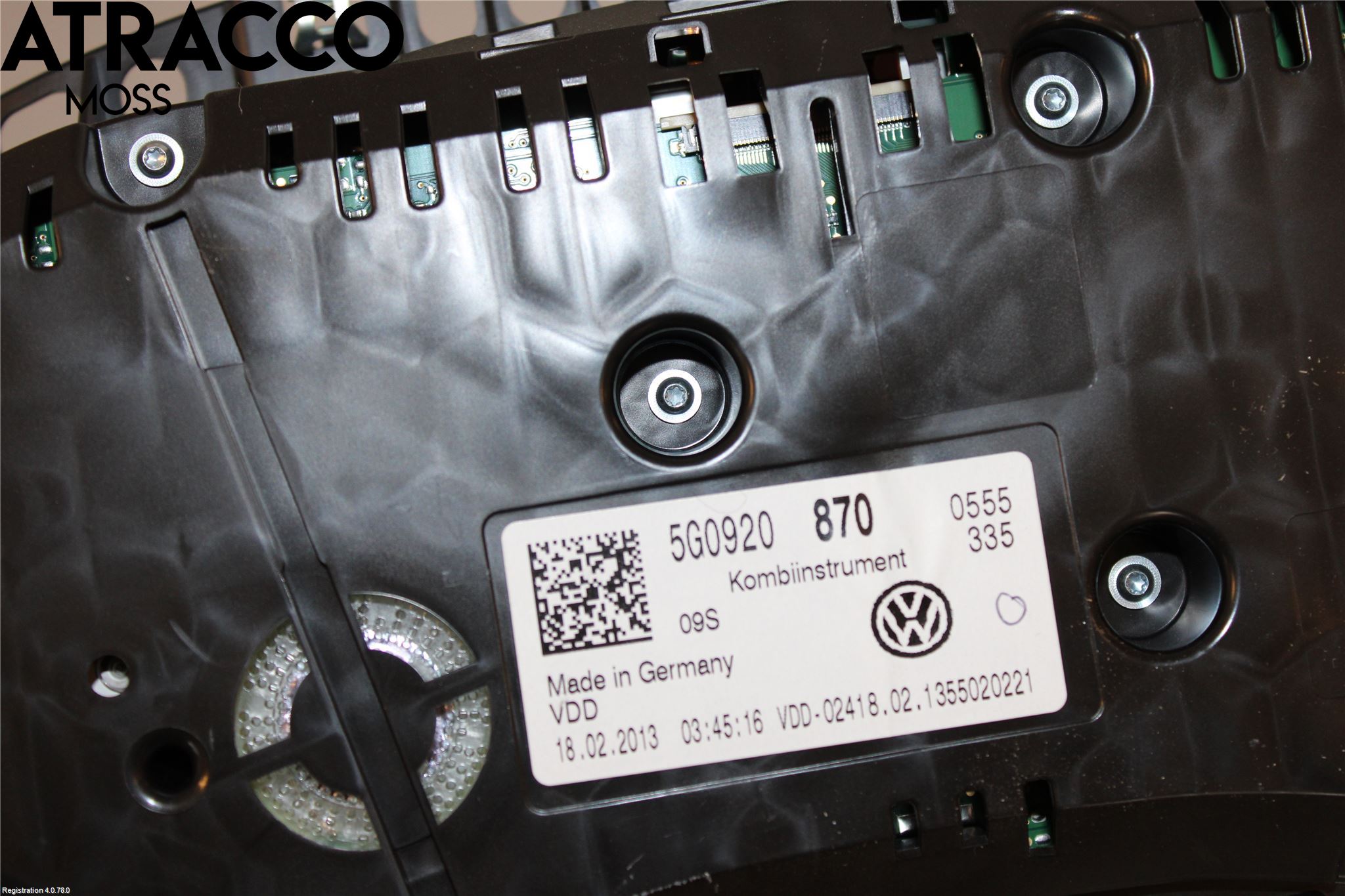 Volkswagen VW GOLF / E-GOLF VII 13-20 Instrument Komb