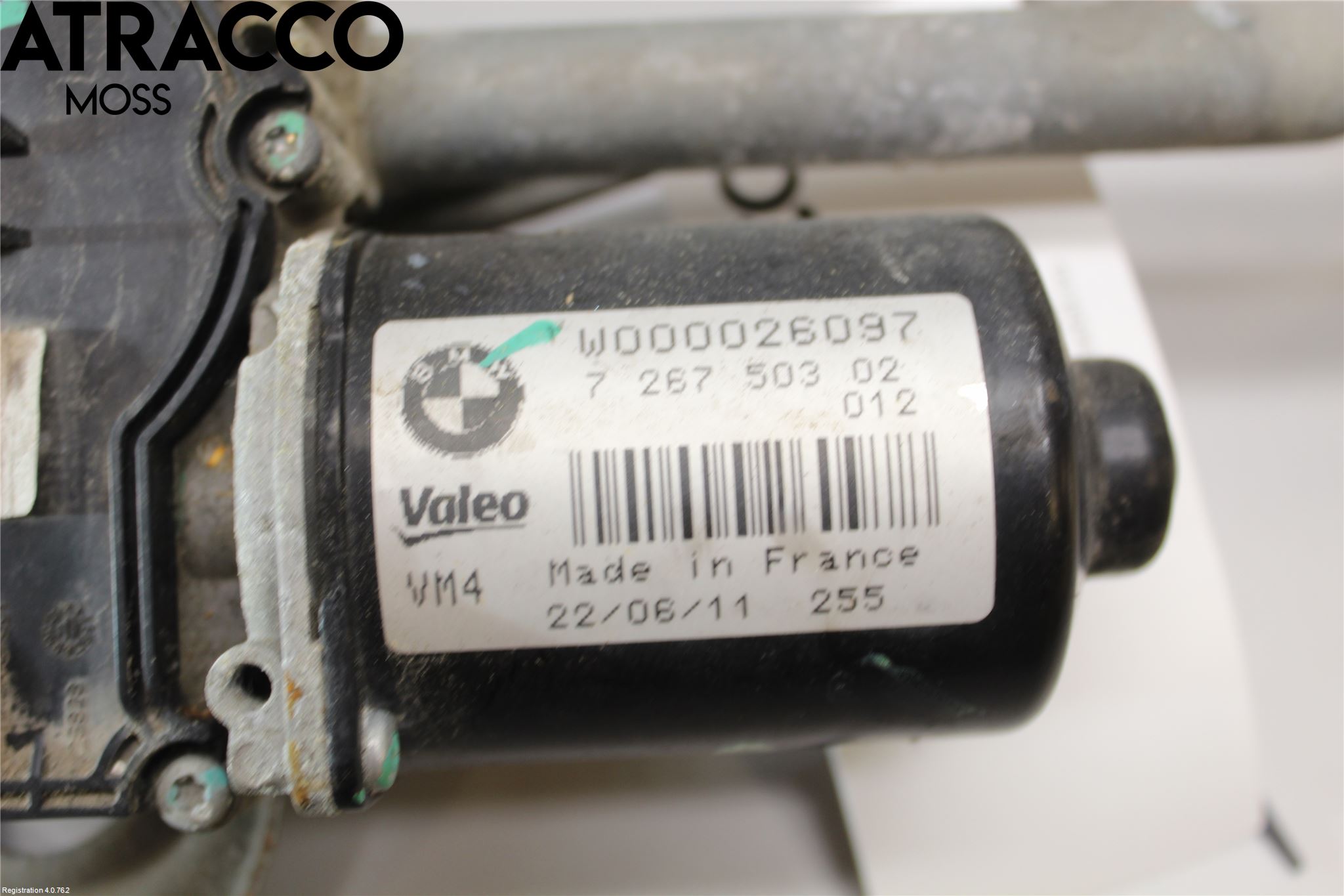 BMW 1 F20/F21 11-19 Torkarmotor Vindruta
