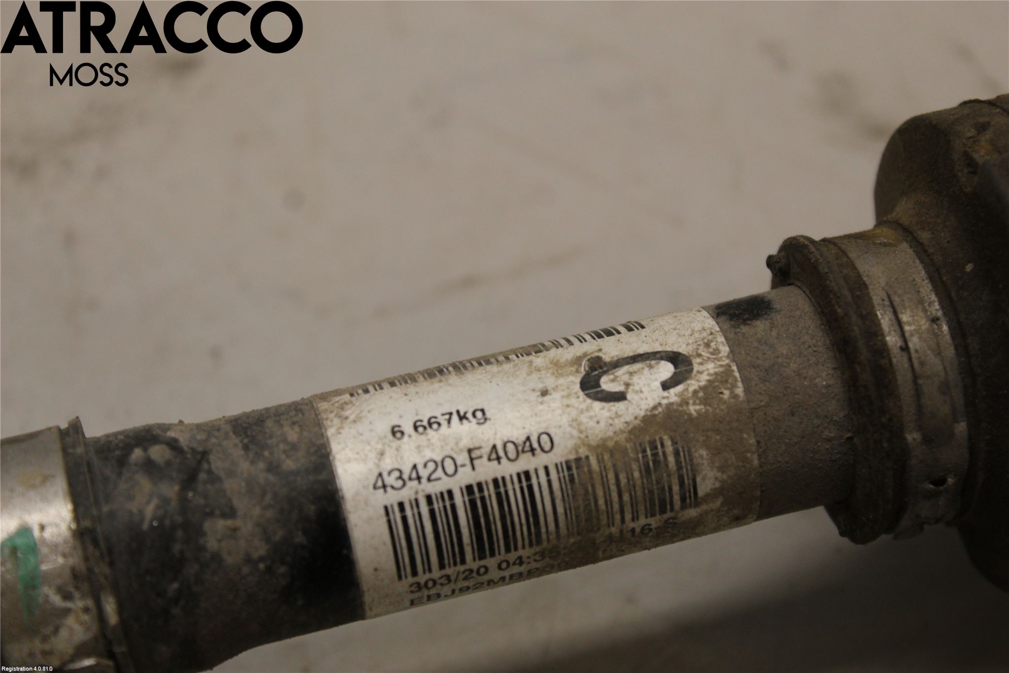 Toyota C-HR 16-23 Drivaxel Fram Vänster