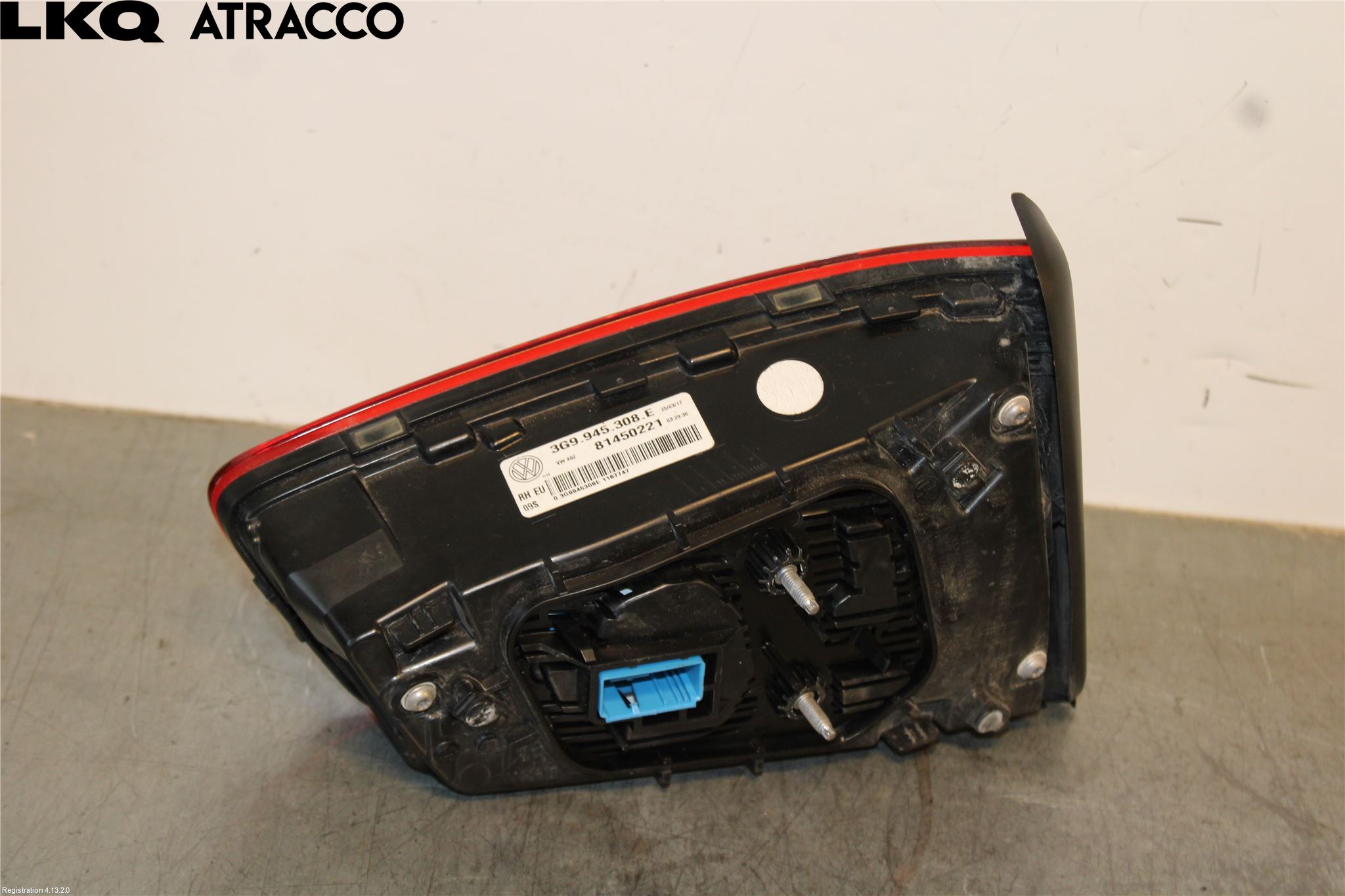 Volkswagen VW PASSAT 15-19 Bakljus Lucka Hö
