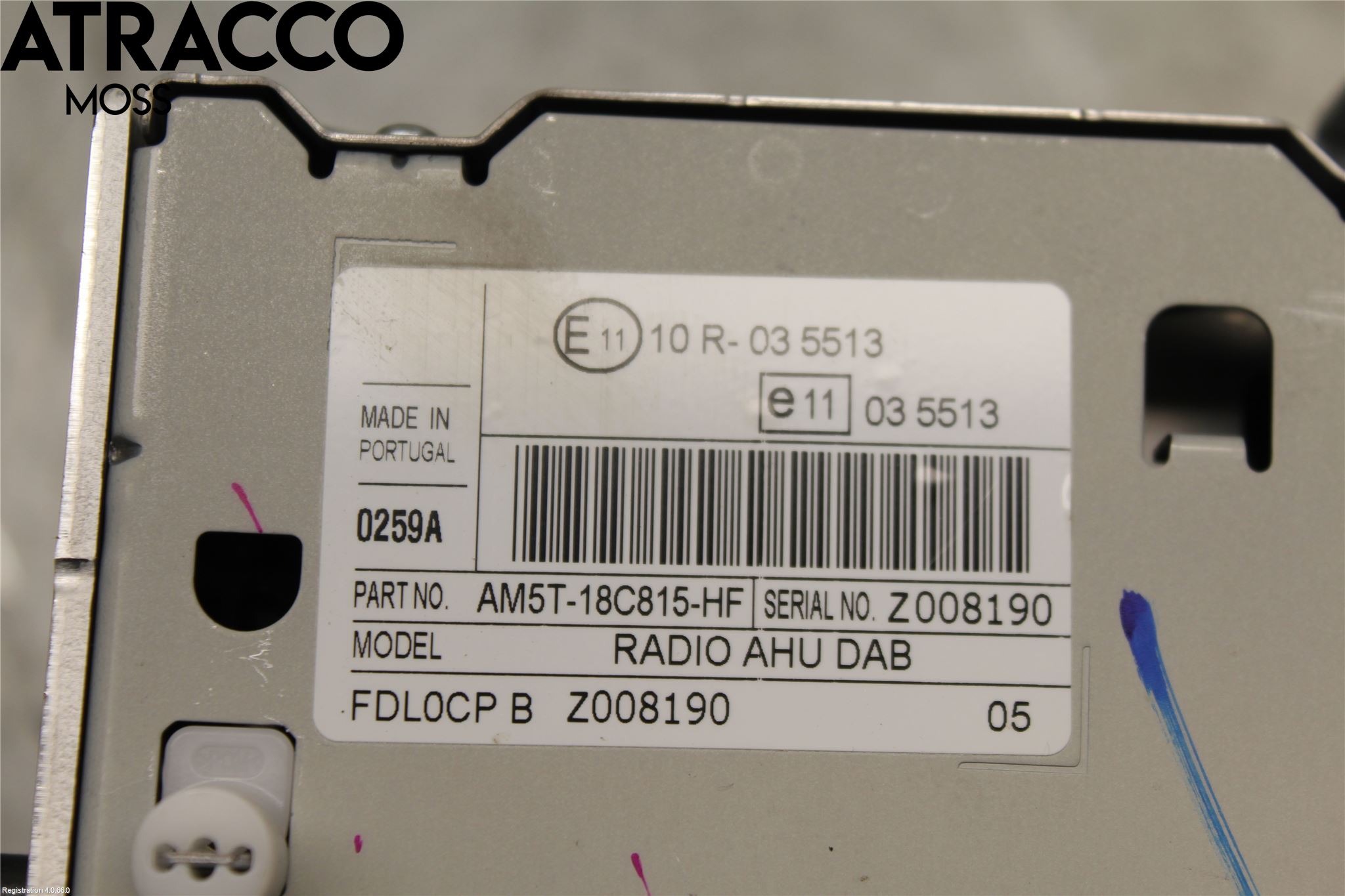 Ford C-MAX II  11-14 Cd Radio - Multimediapanel