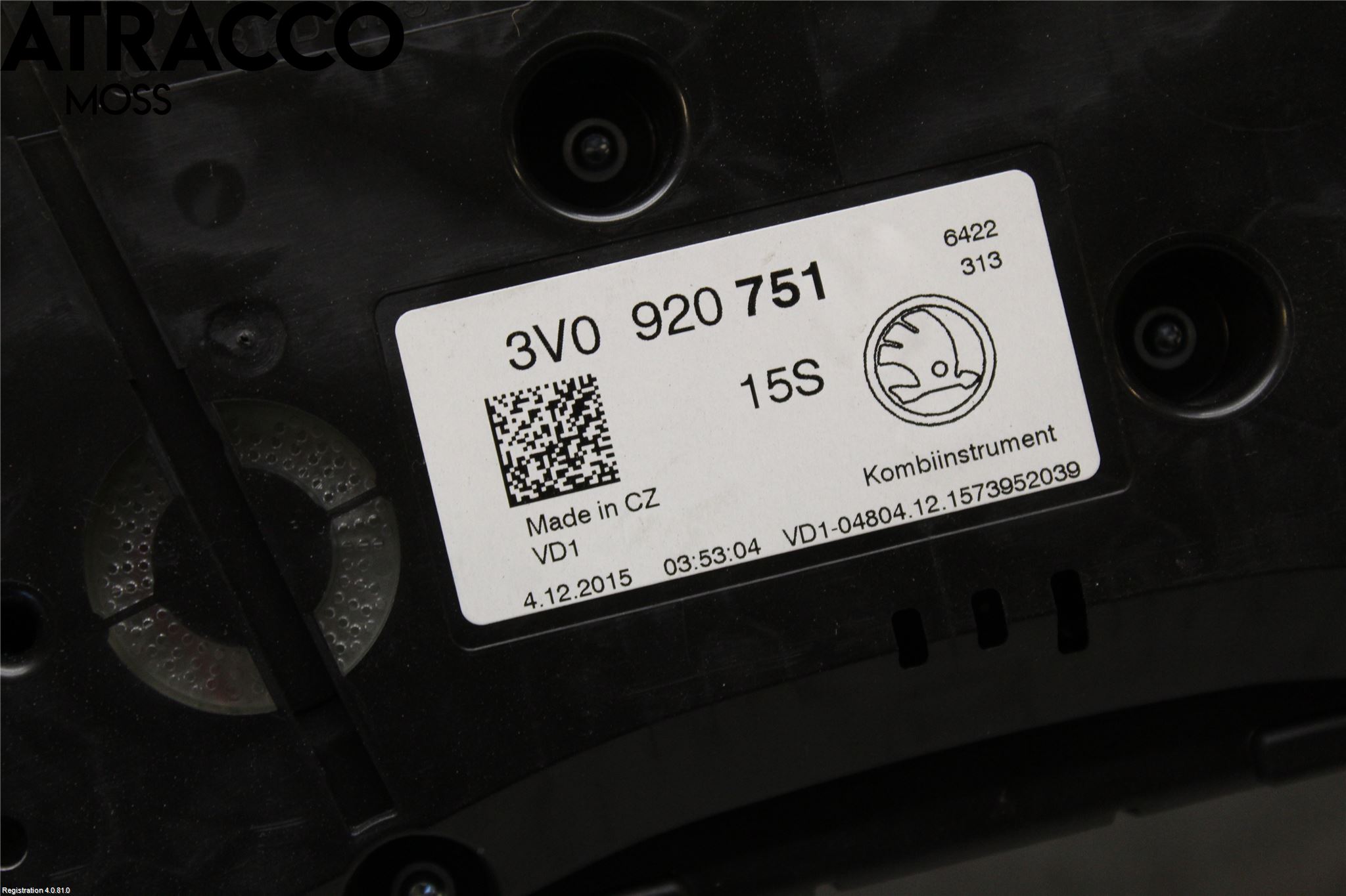 Skoda SUPERB 16-24 Instrument Komb