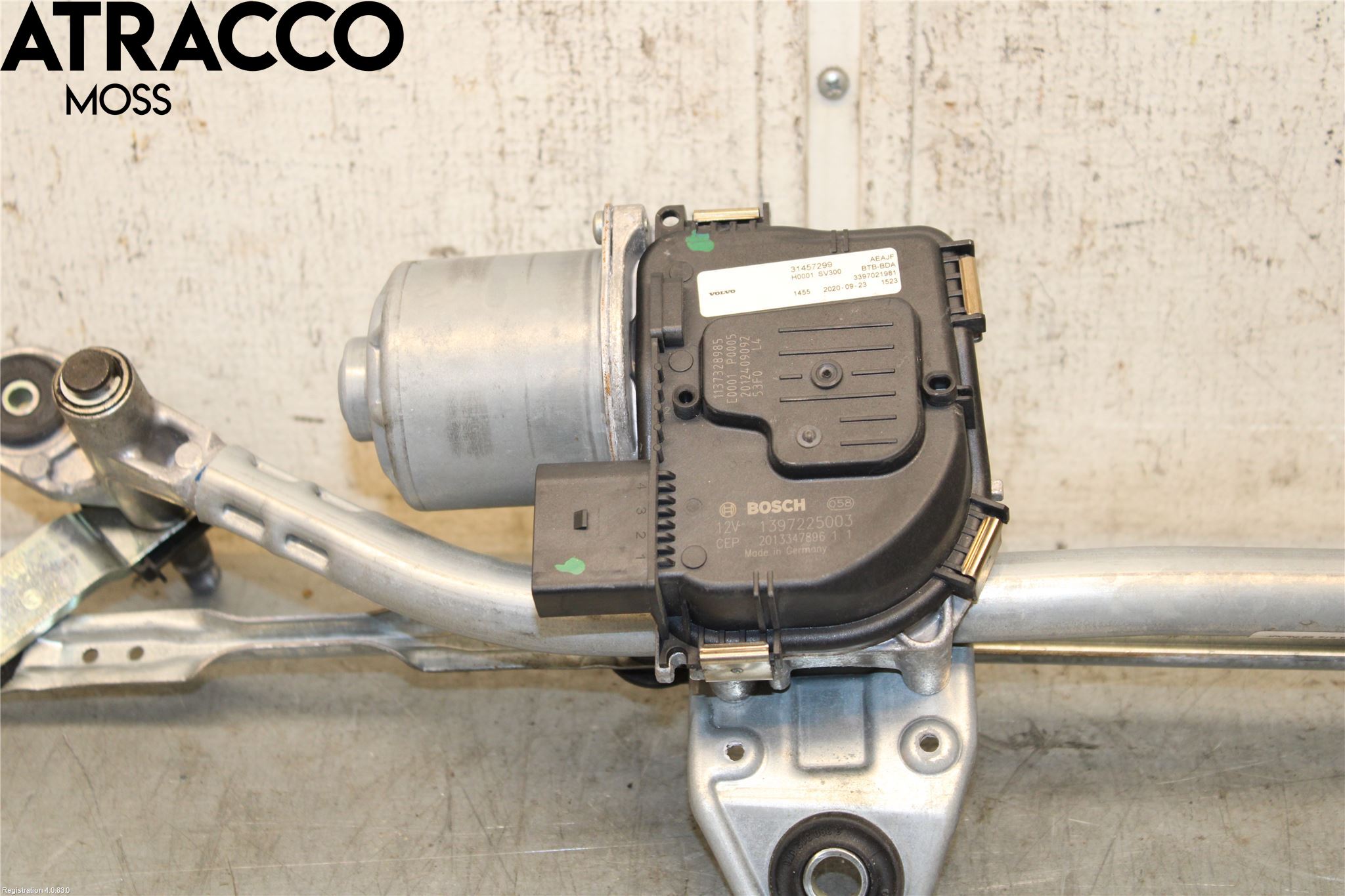 Volvo XC40/RECHARGE 18- Torkarmotor Vindruta