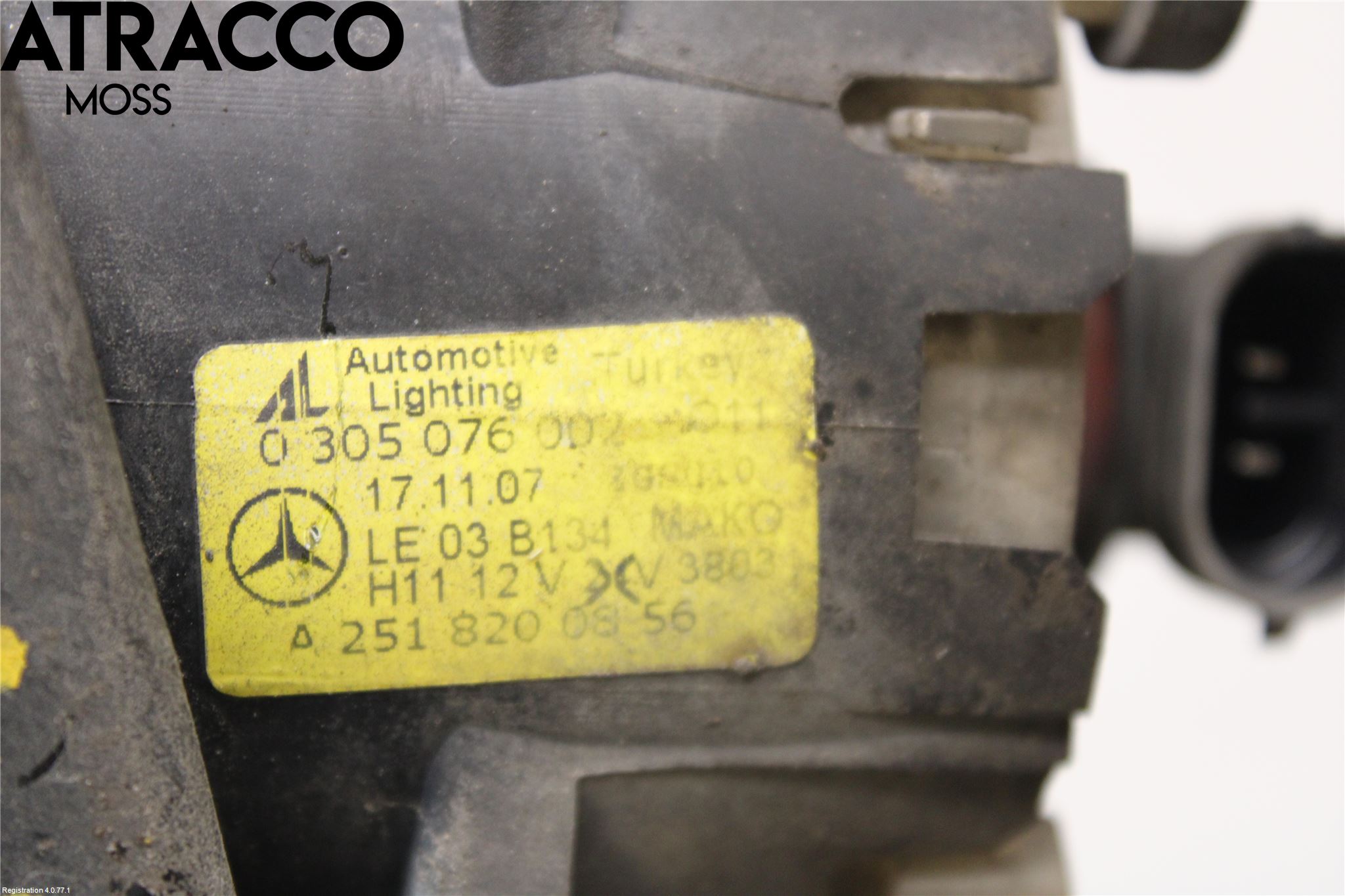 Mercedes-Benz MB B-KLASS (W245) 05-12 Dimljus-Varselljus Fram