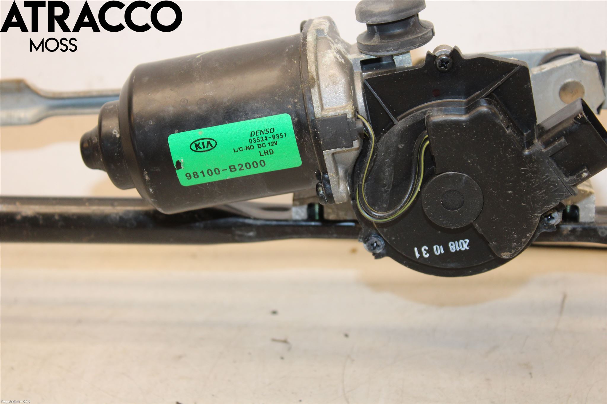 Kia SOUL 09- Torkarmotor Vindruta
