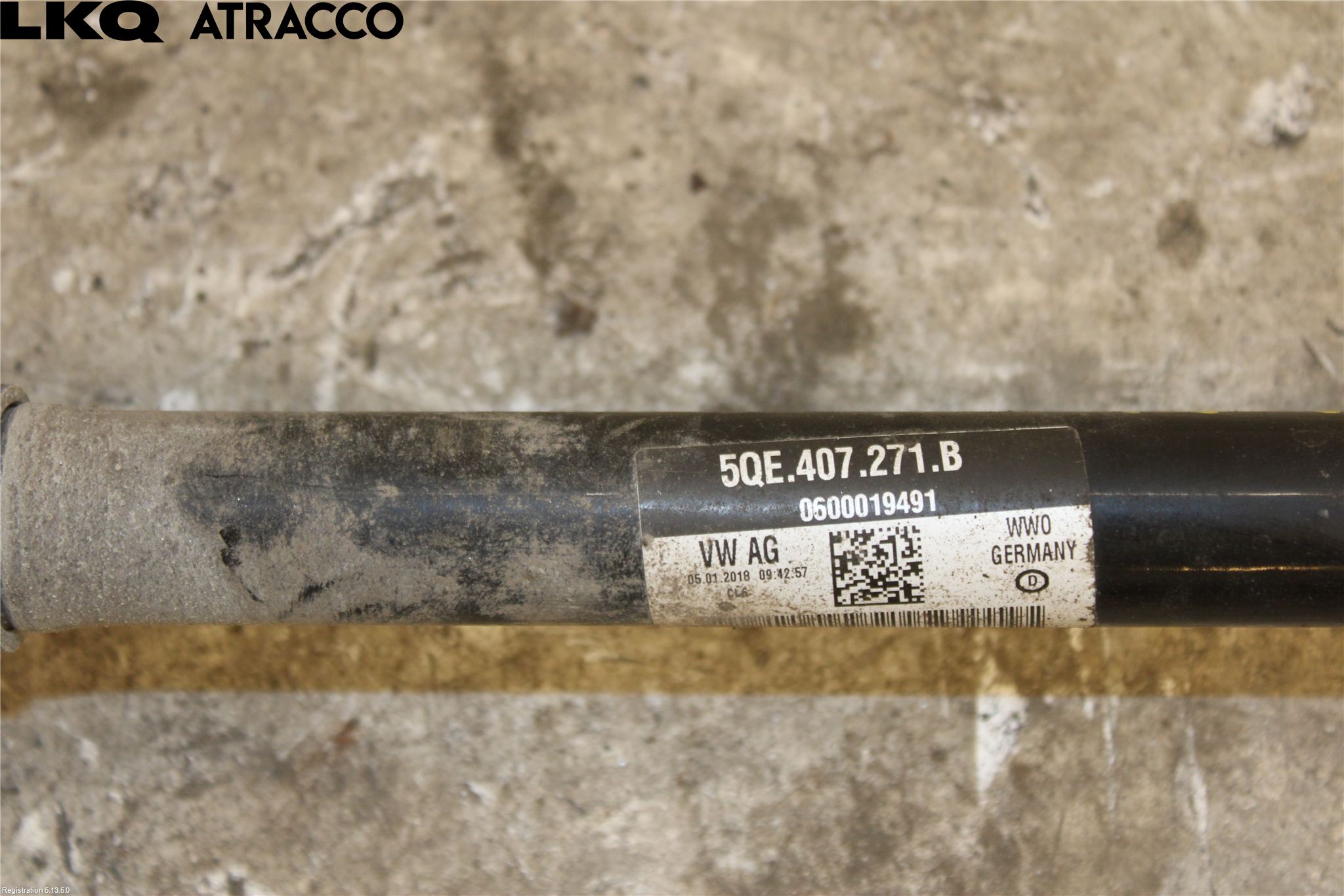Volkswagen VW GOLF / E-GOLF VII 13-20 Drivaxel Fram Vänster