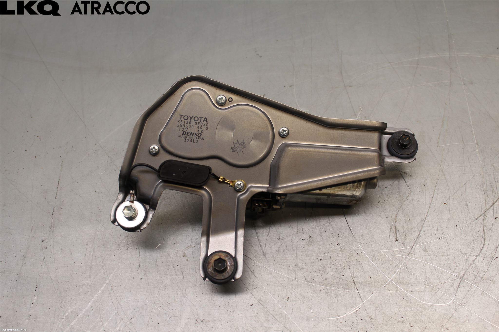 Toyota COROLLA VERSO 08-09 Torkarmotor Baklucka