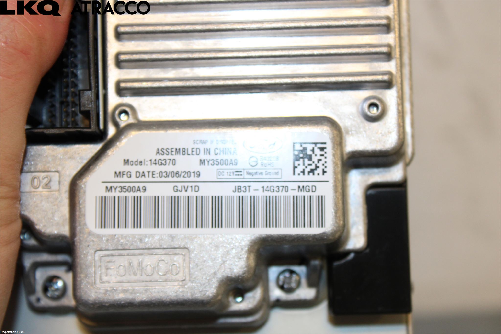 Ford RANGER EU 12-23 Multifunktionsdisplay