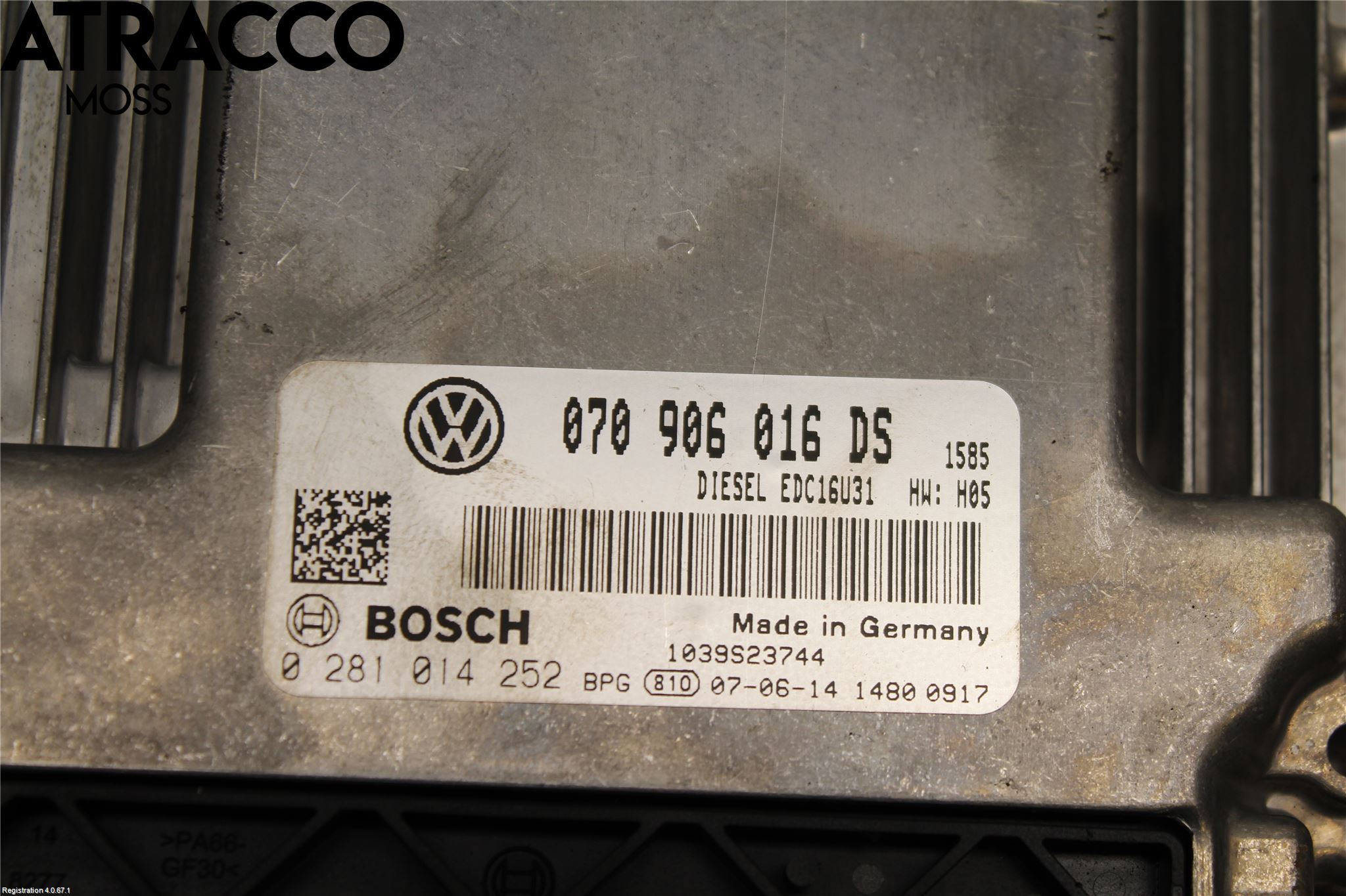 Volkswagen VW TRANSP/CARAVELLE (T5) 04-15 Styrenhet Övrigt